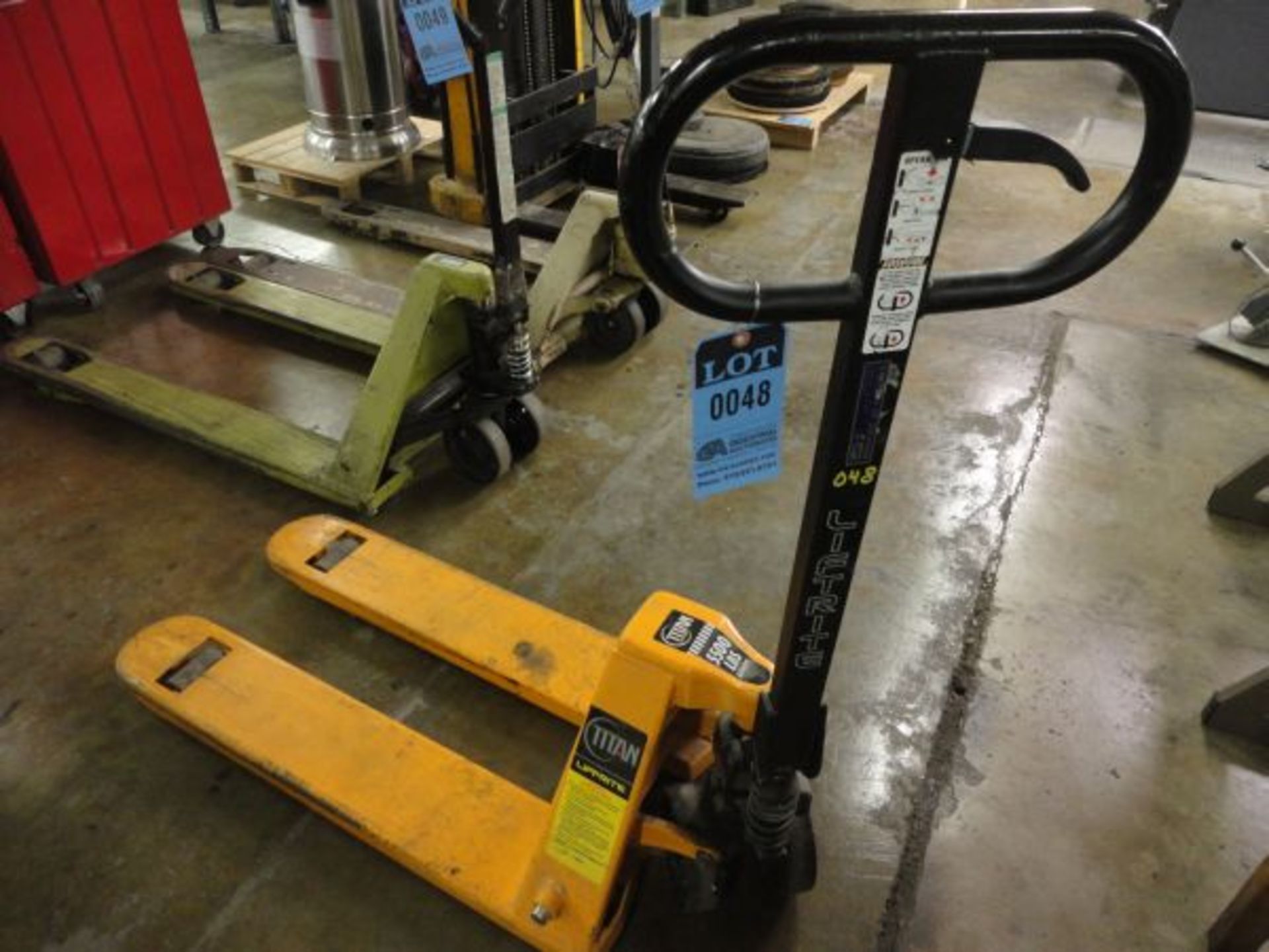 5,500 LB. CAPACITY X 36" LONG FORKS LIFT RITE HYDRAULIC HAND PALLET TRUCK