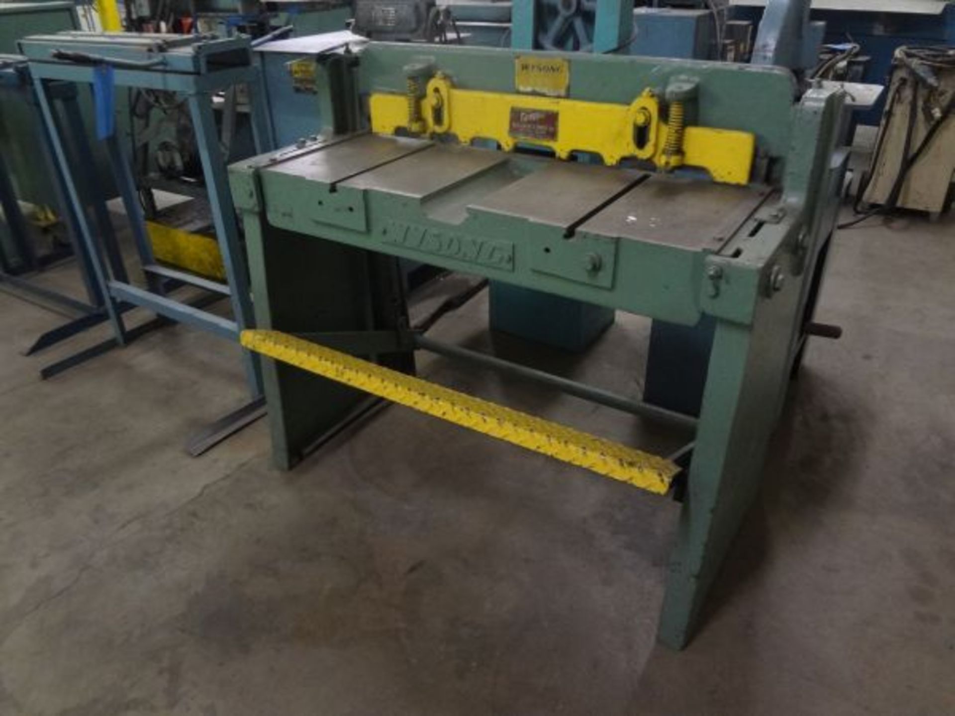 36" X 16 GAUGE WYSONG MODEL 1636 KICK SHEAR - Image 2 of 4