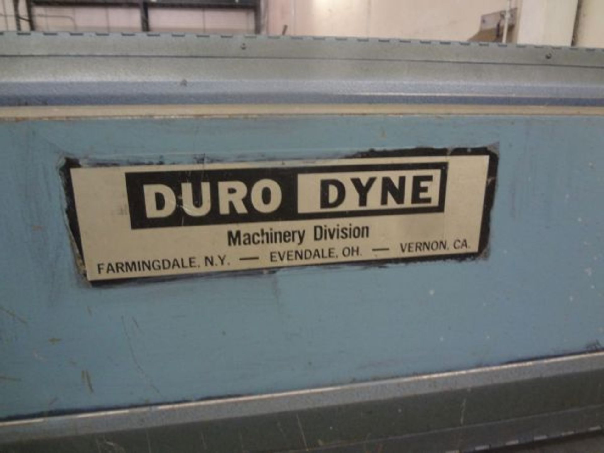 60" DURA-DYNE LINER SIZER AND GLUE TABLE - Image 2 of 6