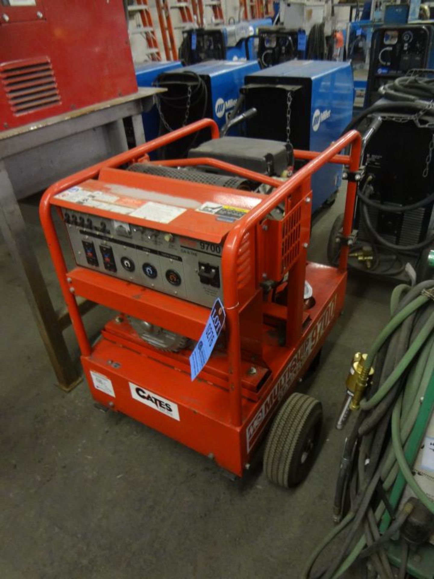 9,700 WATT MULTIQUIP MODEL GA-9.7HE GASOLINE POWERED GENERATOR