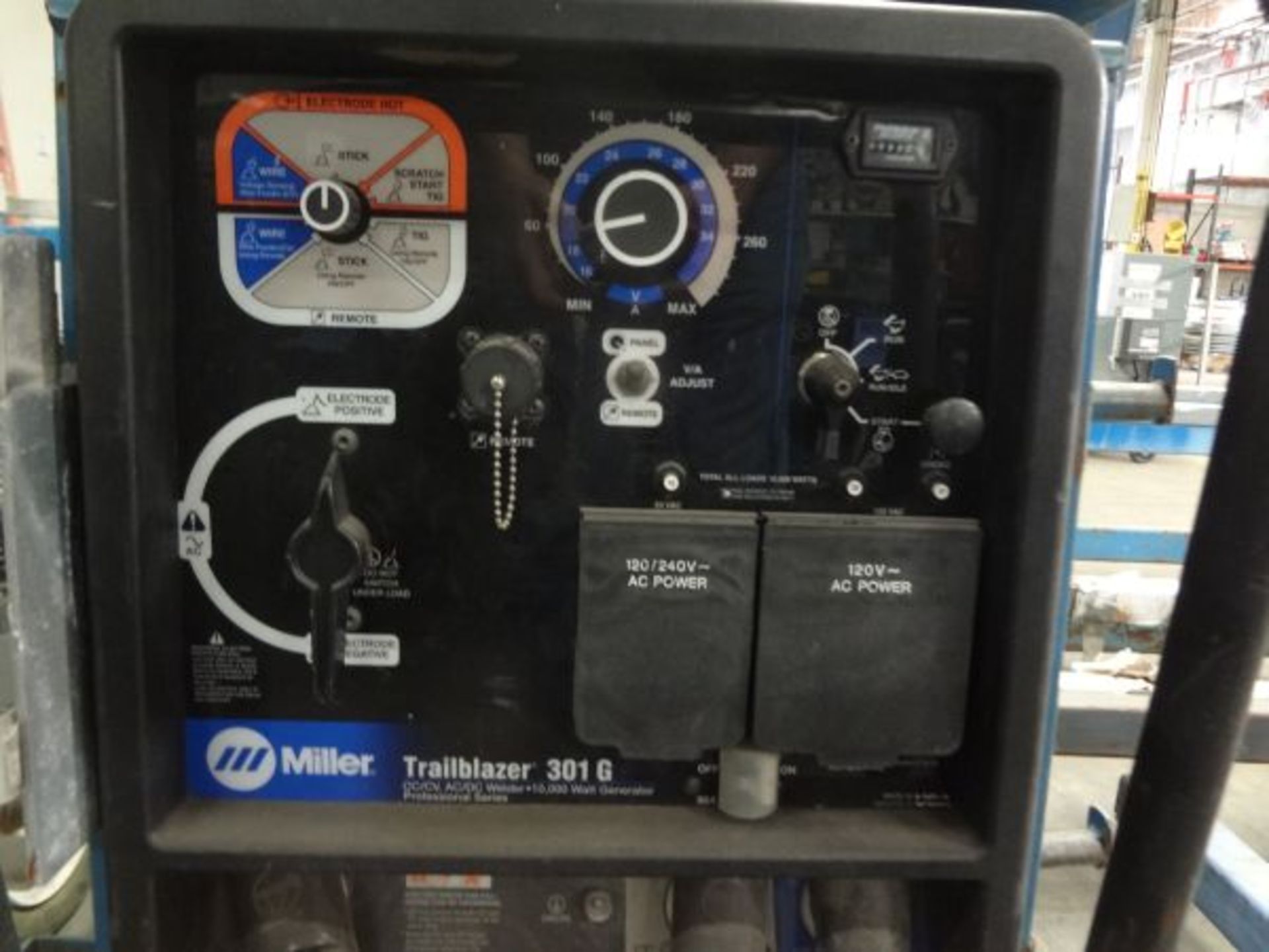 300 AMP MILLER 301G TRAILBLAZER GENERATOR WELDER; S/N LC252635 - Image 2 of 5