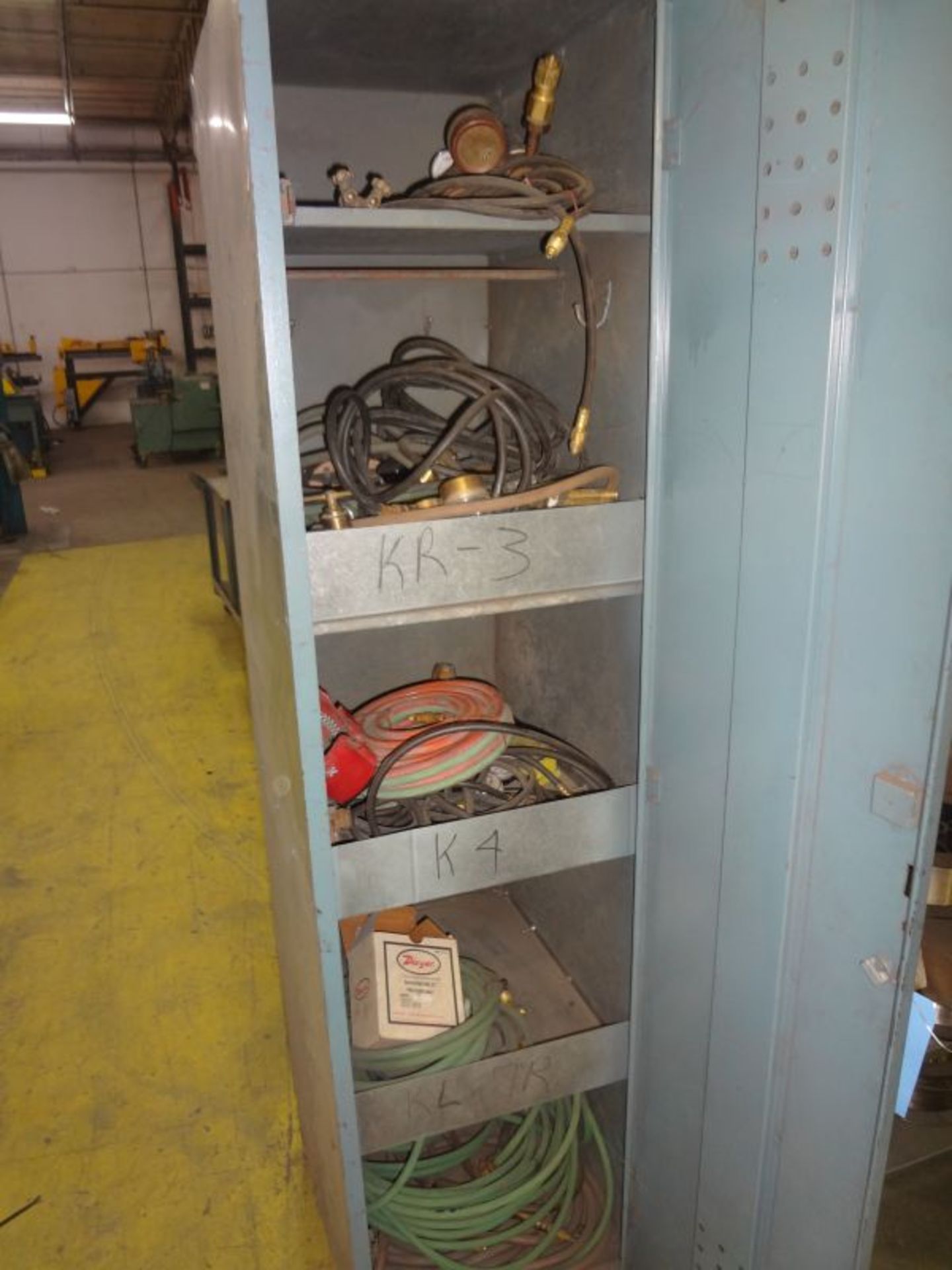 (LOT) WELDING SUPPLIES WITH LOCKER