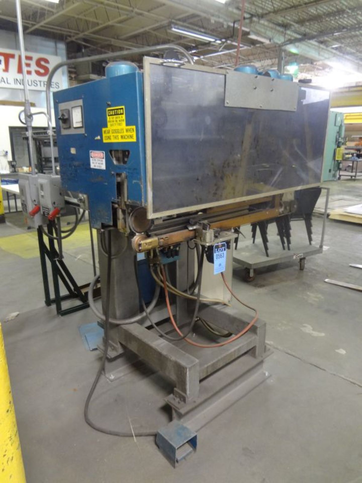 SPIRAL-HELIX MODEL 39-50 STITCH WELDER; S/N 15010101 W/ AEC PORTABLE CHILLER - Image 2 of 7