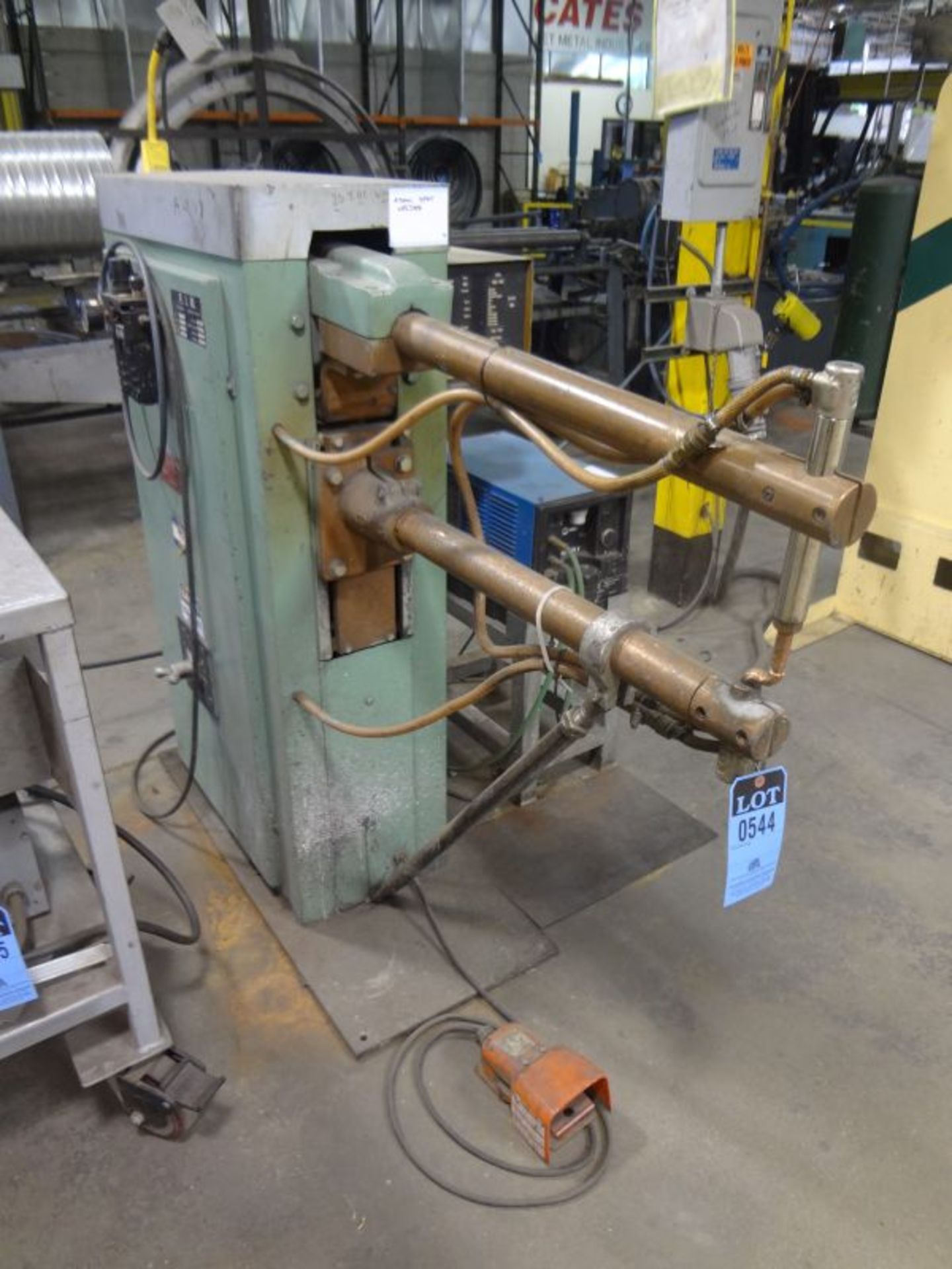 50 KVA F.I.M. ATOMIC SPOT WELDER; S/N 1501, 30" THROAT, W/ MILLER COOLMATE