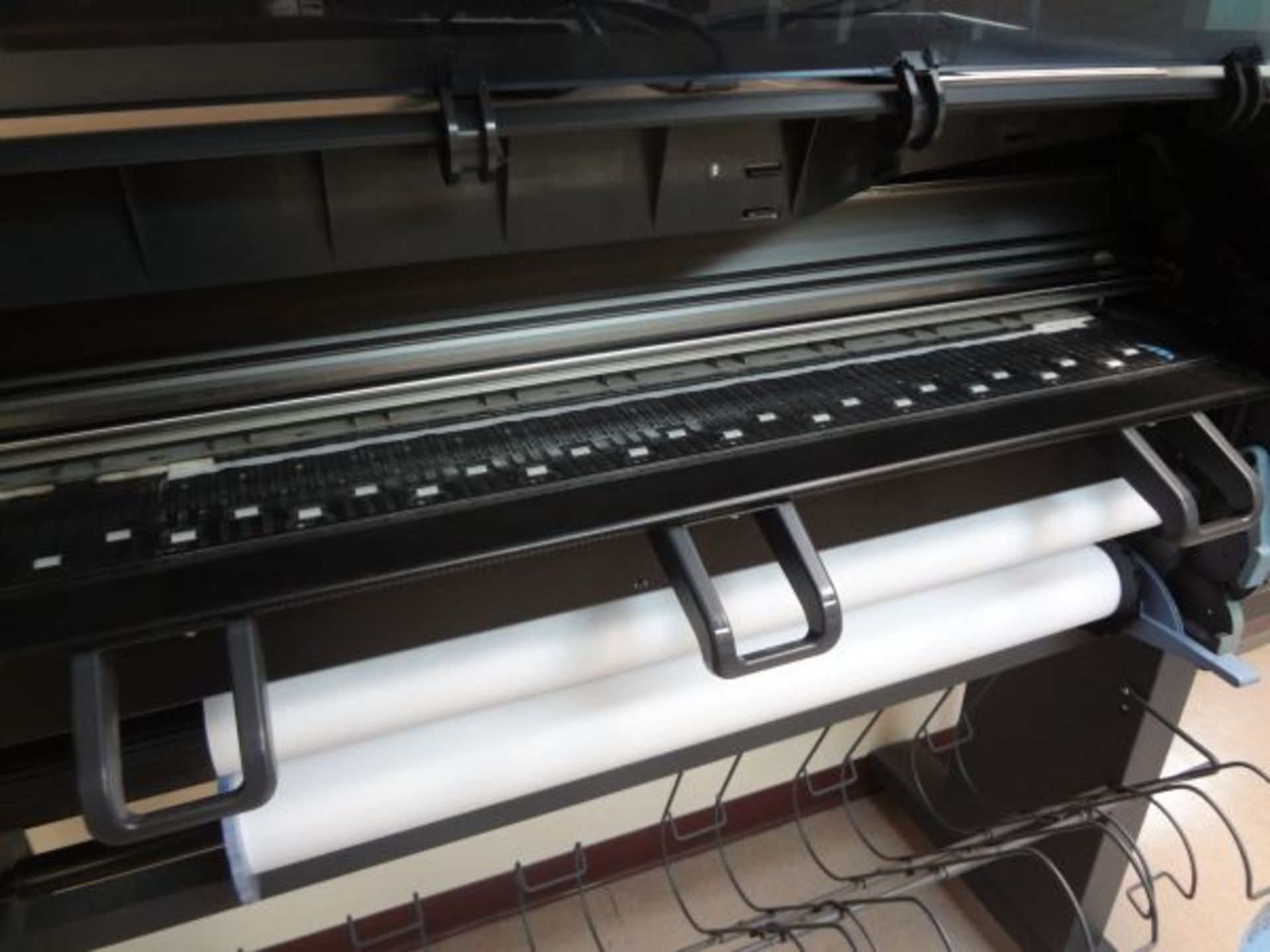 42" HP MODEL Q1273A DESIGNJET 4000 COLOR PLOTTER; S/N SG6A6H901B - Image 3 of 4