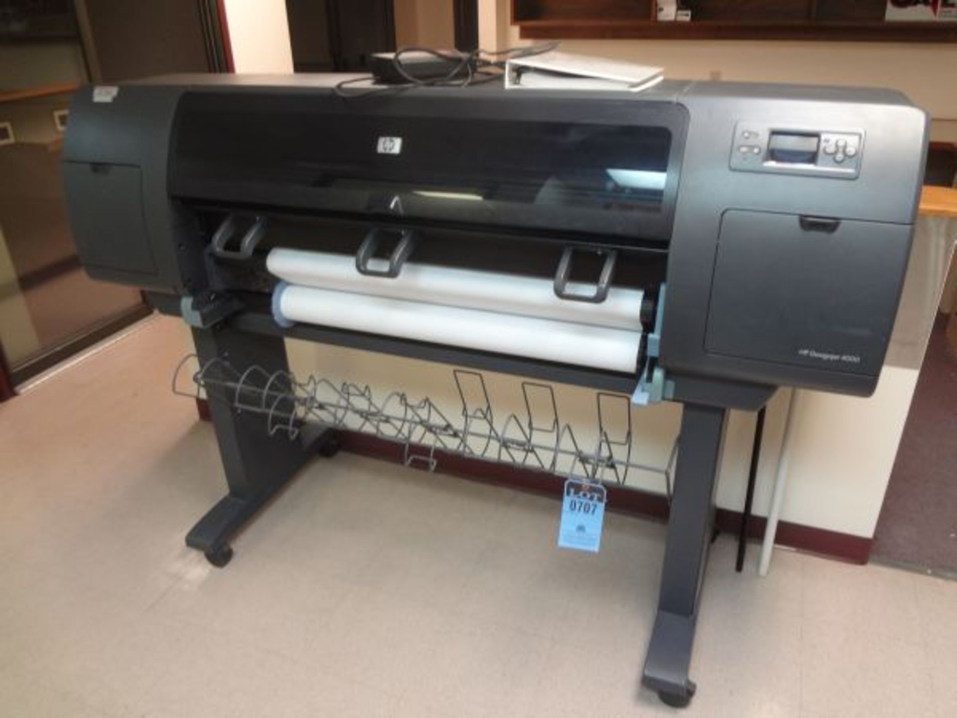 42" HP MODEL Q1273A DESIGNJET 4000 COLOR PLOTTER; S/N SG6A6H901B