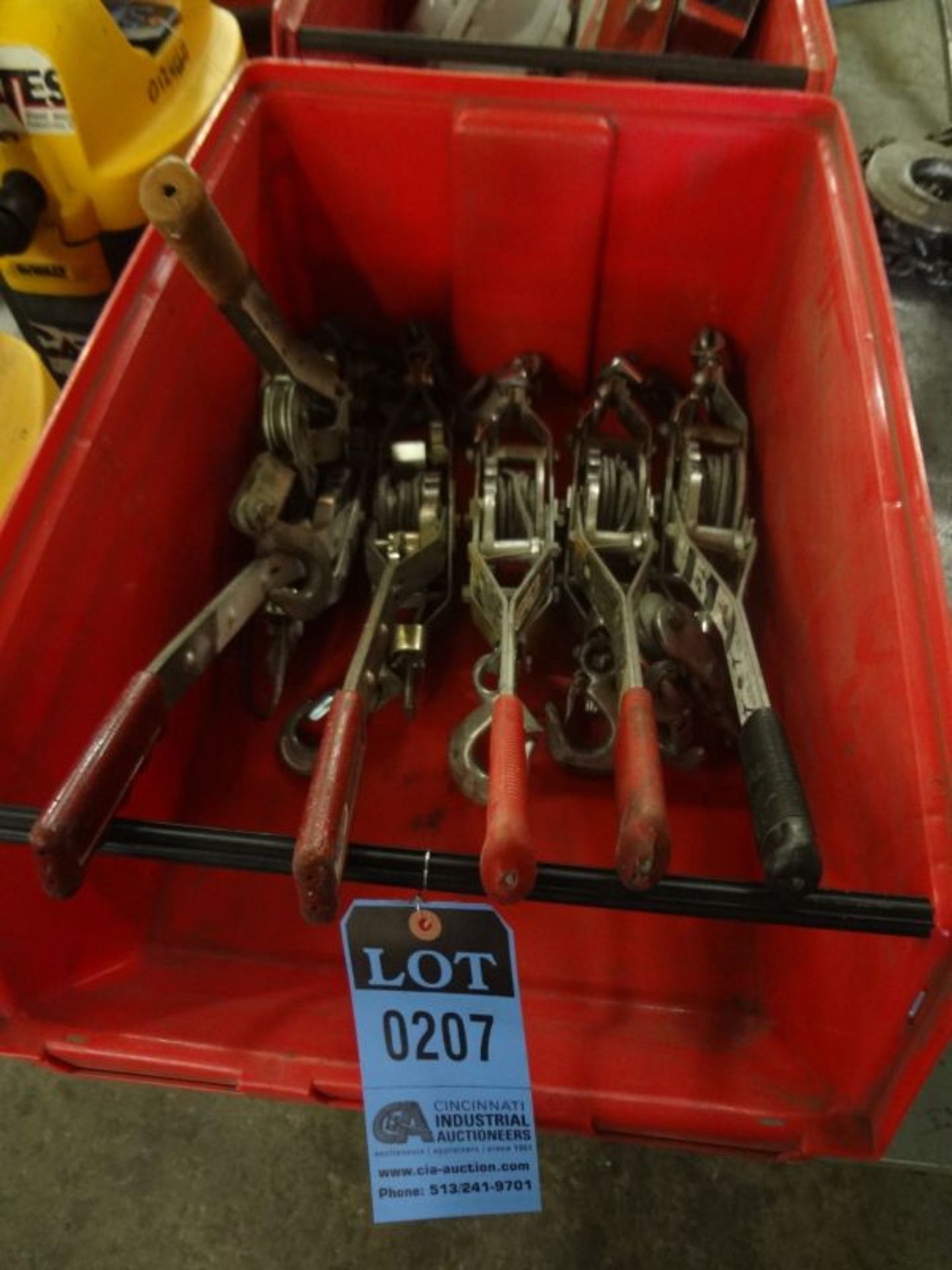 1 TON INGERSOLL RAND MANUAL RATCHET PULLERS