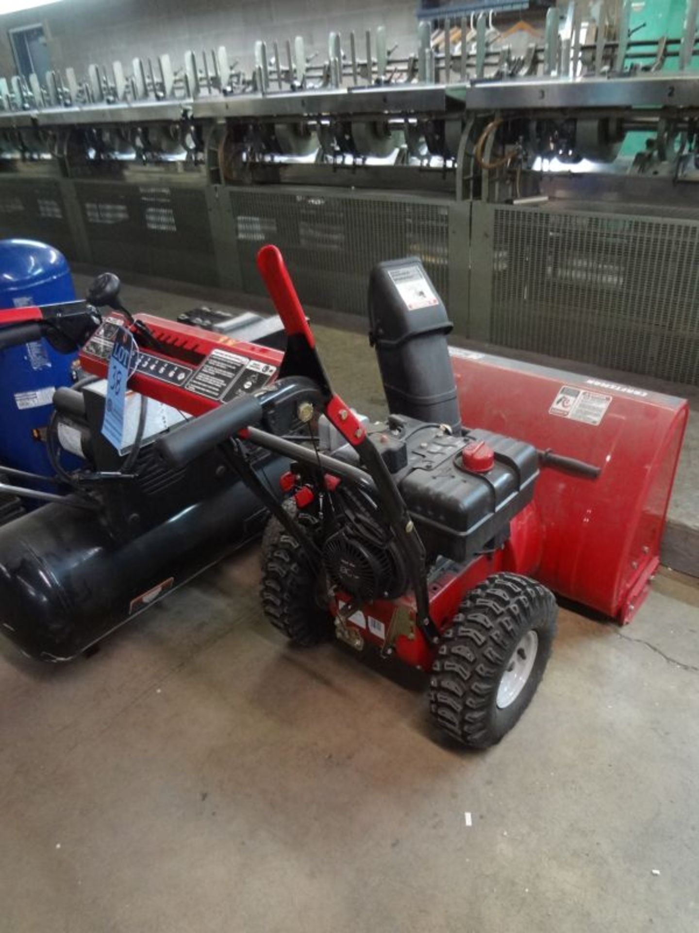 28" CRAFTSMAN GASOLINE POWER ELECTRIC START SELF PROPELLED SNOW BLOWER, 9 HP