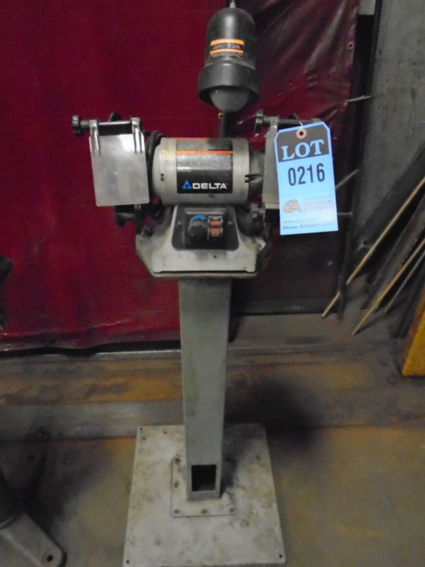 6" DELTA DOUBLE END PEDESTIAL GRINDER