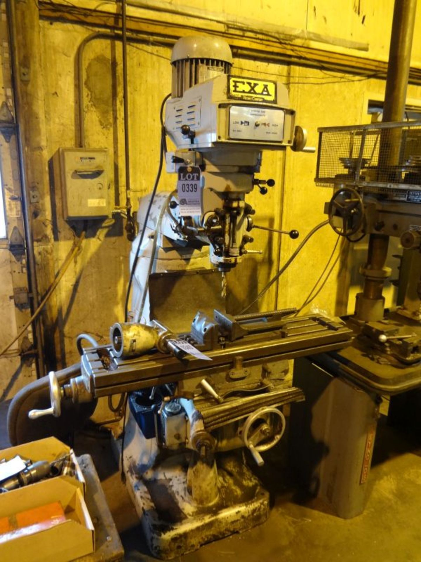 3 HP EXA VERTICAL MILLING MACHINE; S/N 19235