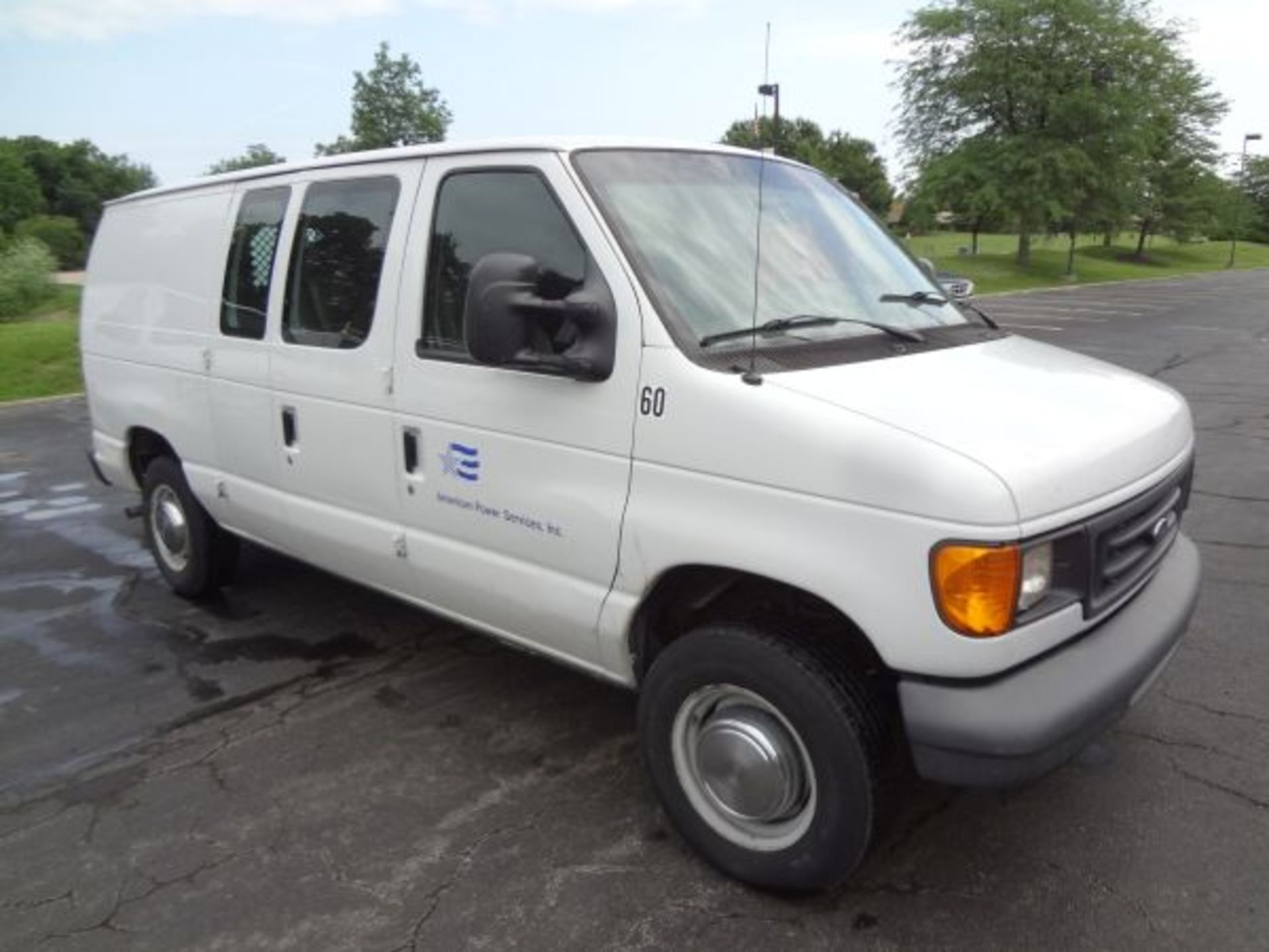 2007 FORD E150 CARGO VAN; VIN # 1FTNE14W770A67161, 4.6 LITER GASOLINE ENGINE, AUTOMATIC - Image 2 of 8