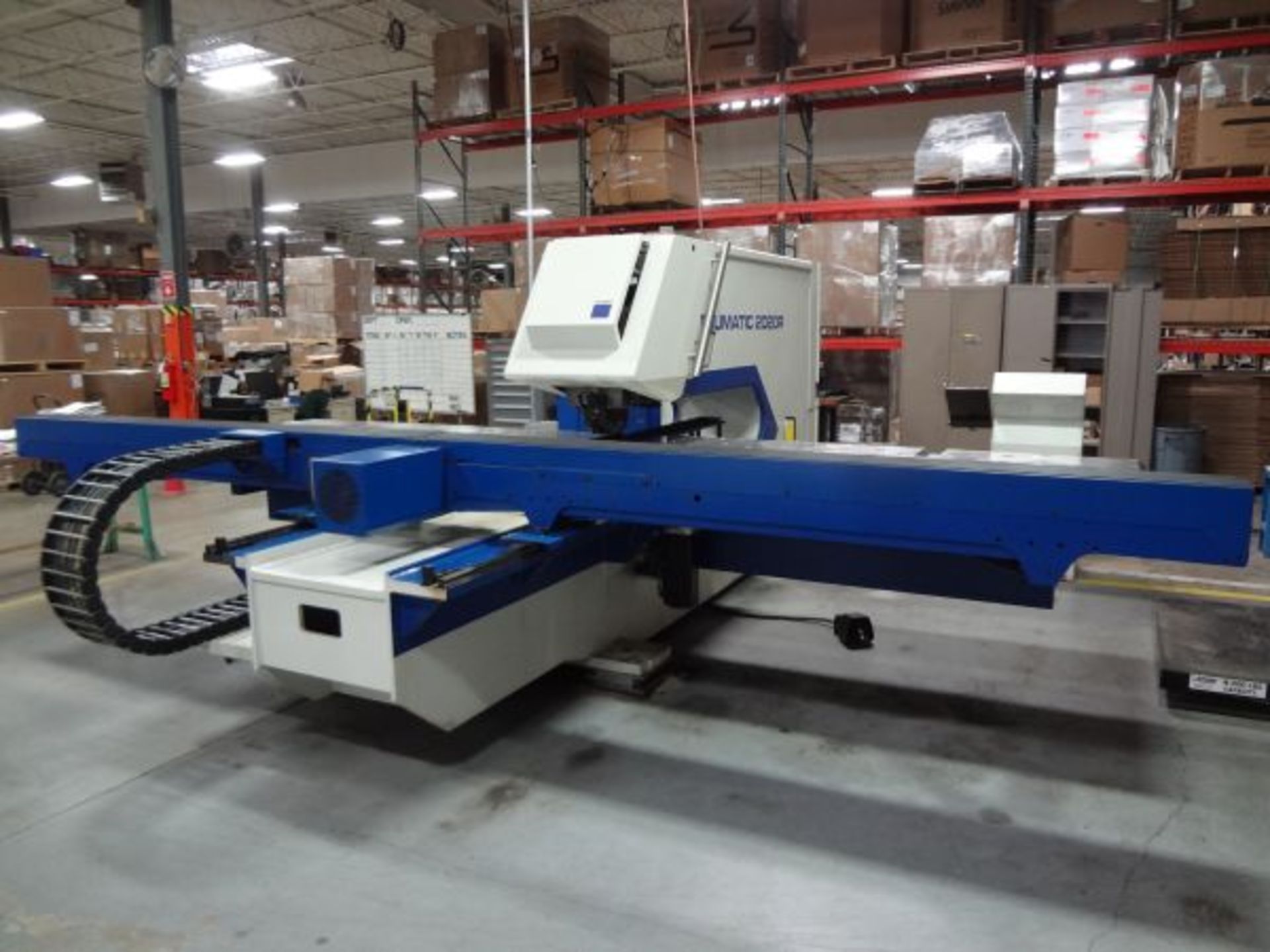 20 TON TRUMPF 2020R SINGLE END CNC PUNCH WITH TOOL ROTATION; S/N A0030A0323, PART NO. 90951, 102"