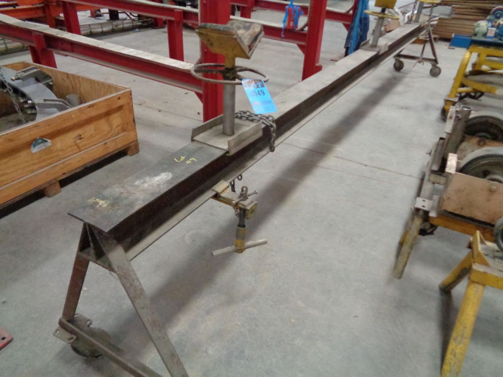 PORTABLE PIPE STAND, 218" LONG