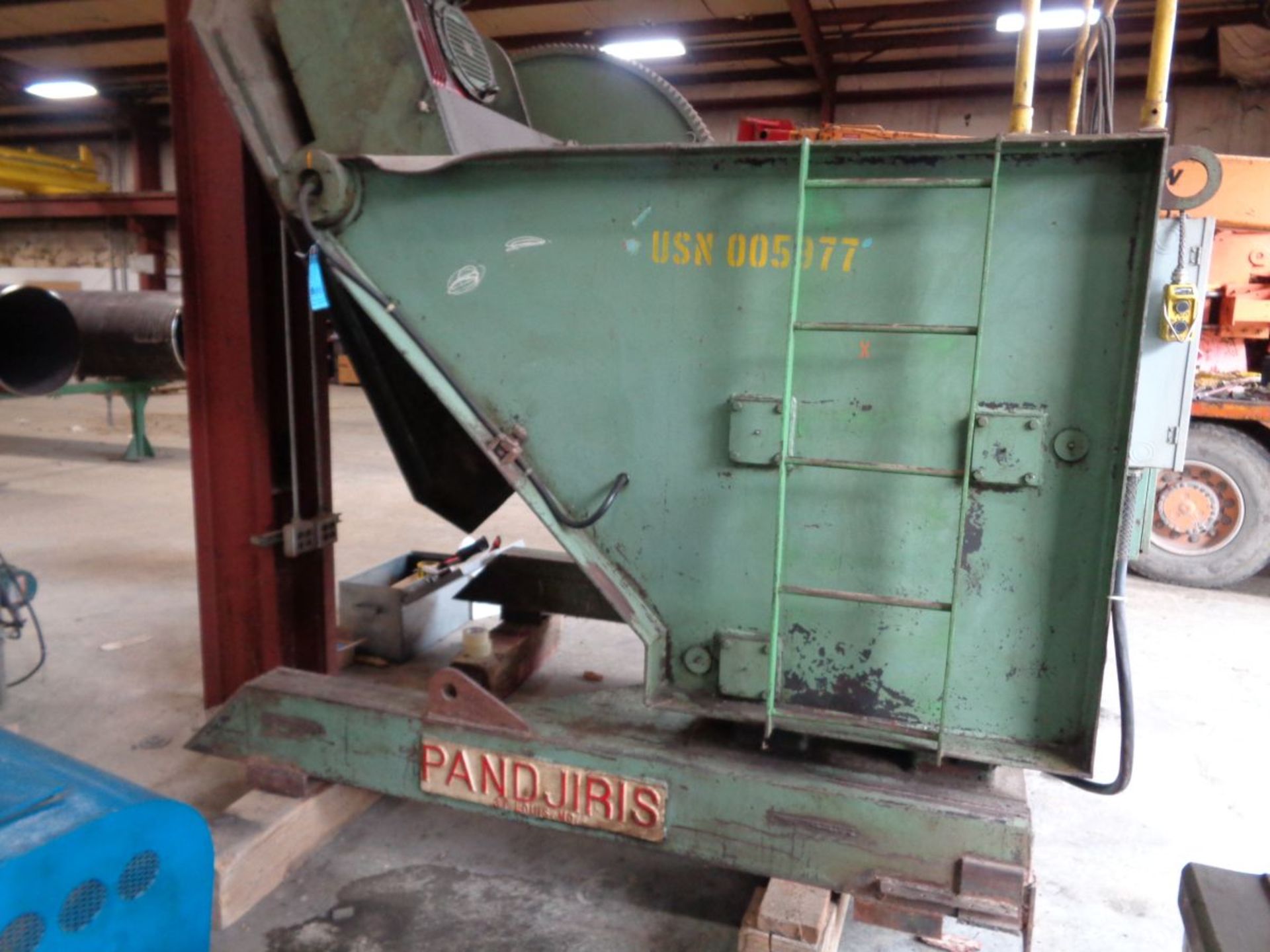 **25,000 LB. PANDJIRIS MODEL 250MVRM WELDING POSITIONER, 12,000 LB. CAPACITY; S/N 25-3773-2, 72" X - Image 5 of 7