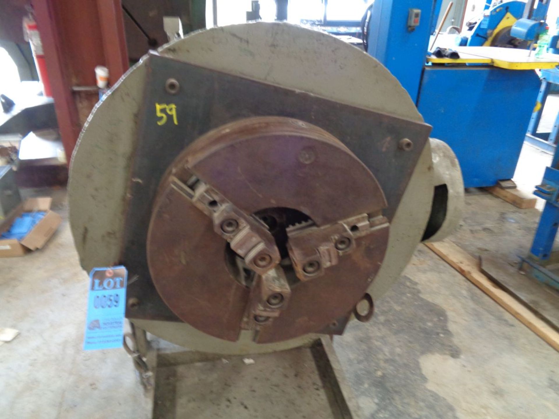 2,500 LB. WORTHINGTON MODEL / SIZE 25P WELDING POSITIONER; S/N 55231, POWER TILT AND ROTATION, 34"