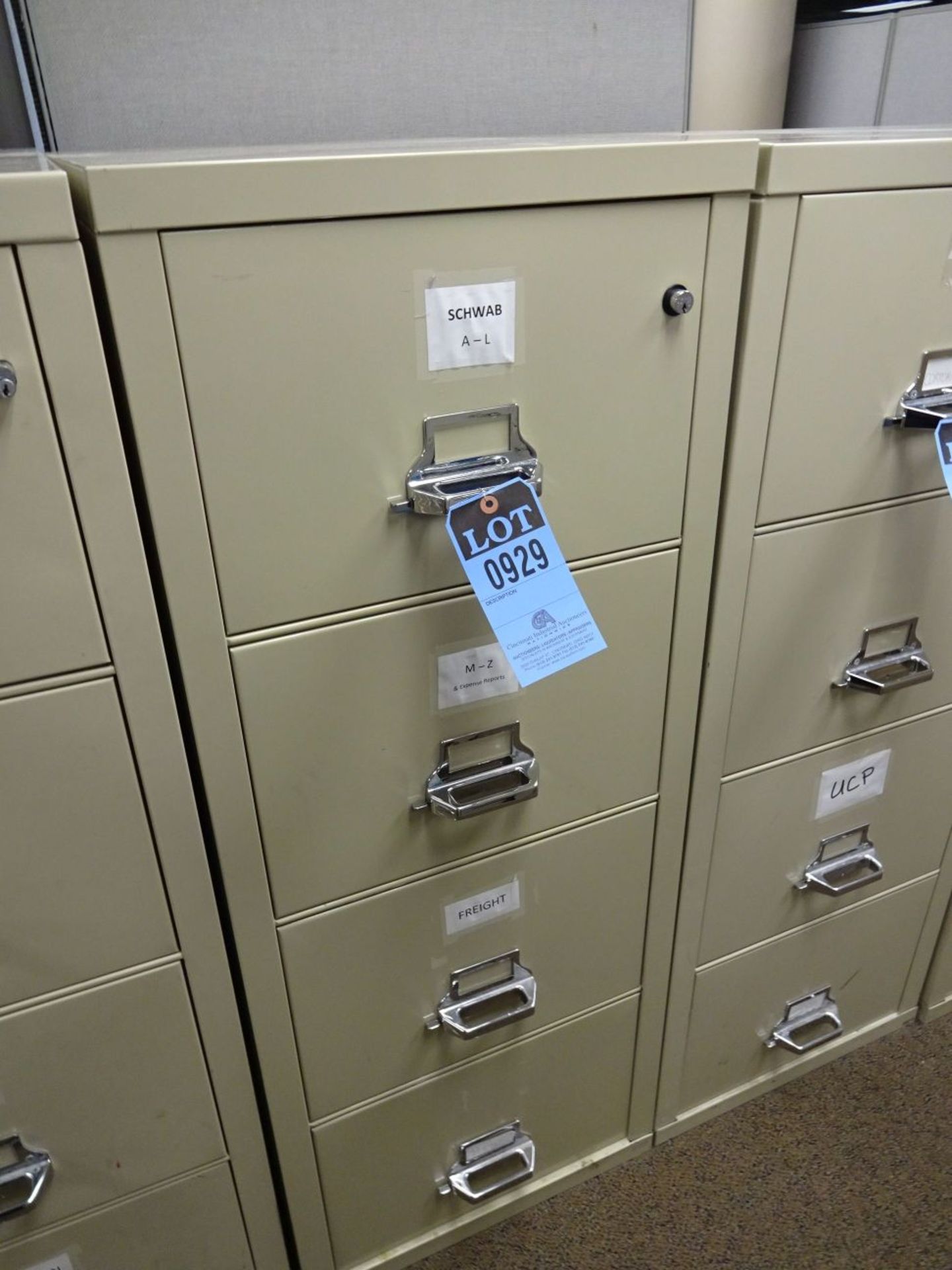 4-DRAWER LEGAL SIZE FIRE PROOF FILE