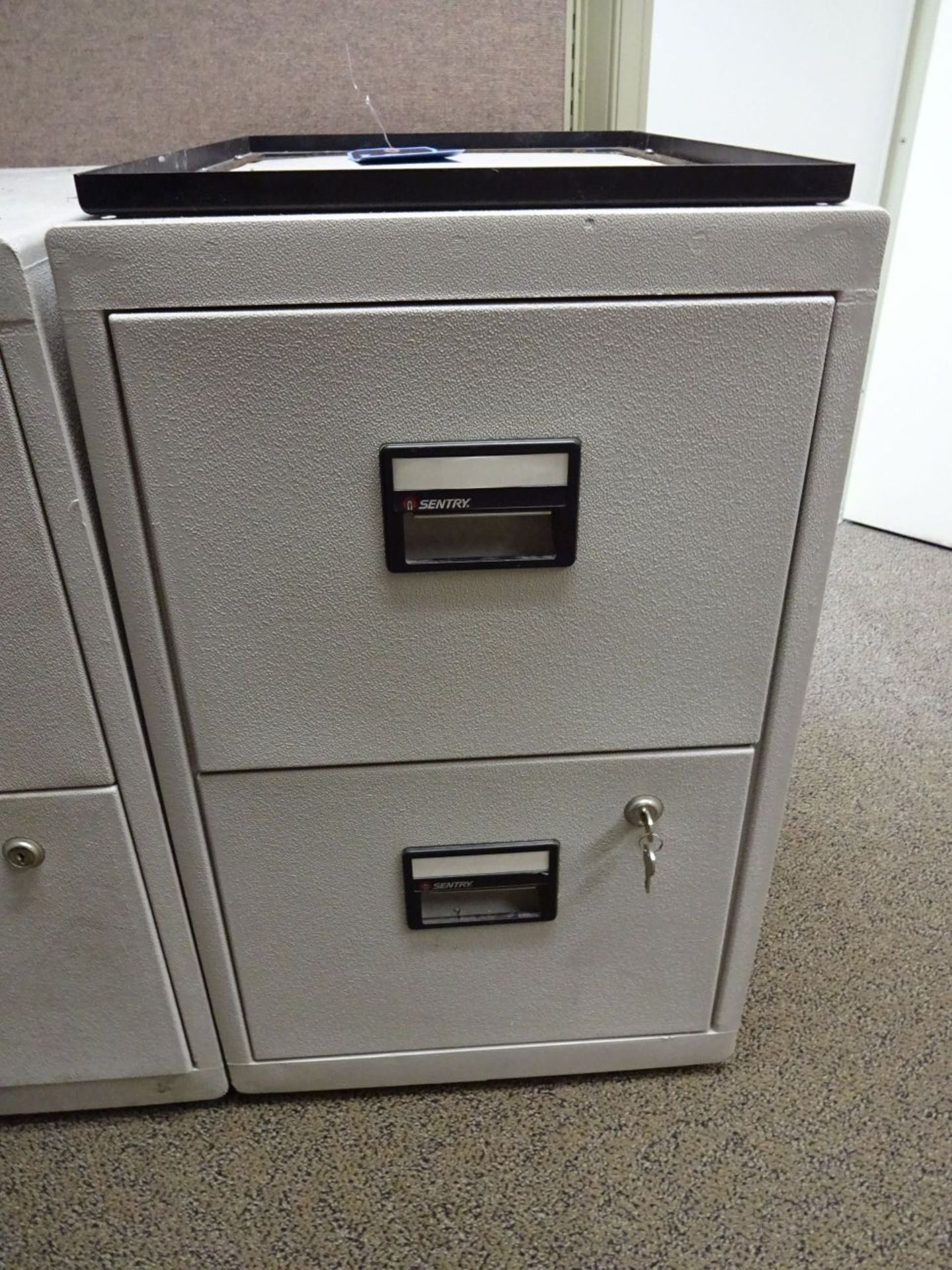 2-DRAWER FIRE PROOF LETTER FILE CABINET