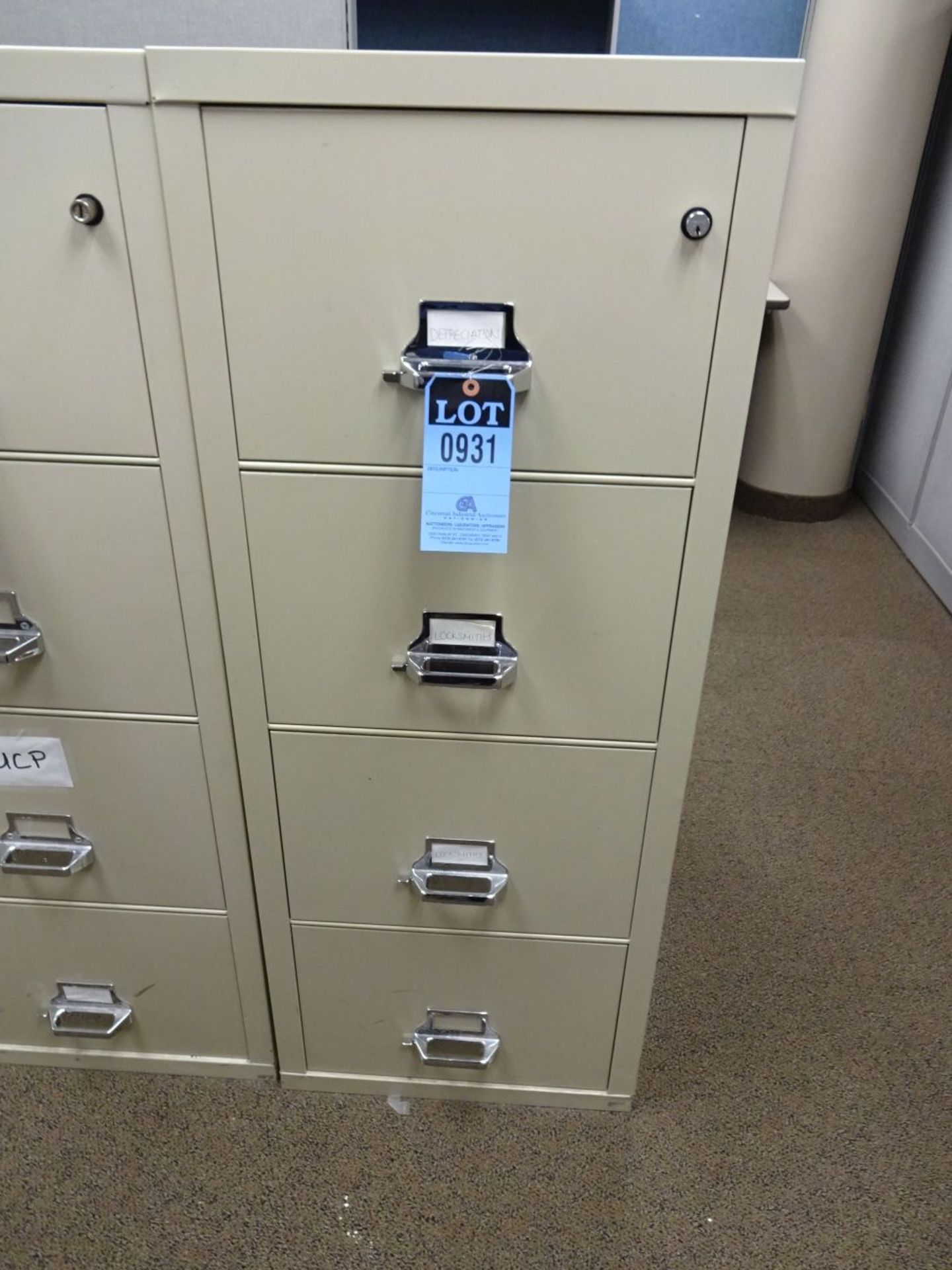 4-DRAWER LEGAL SIZE FIRE PROOF FILE