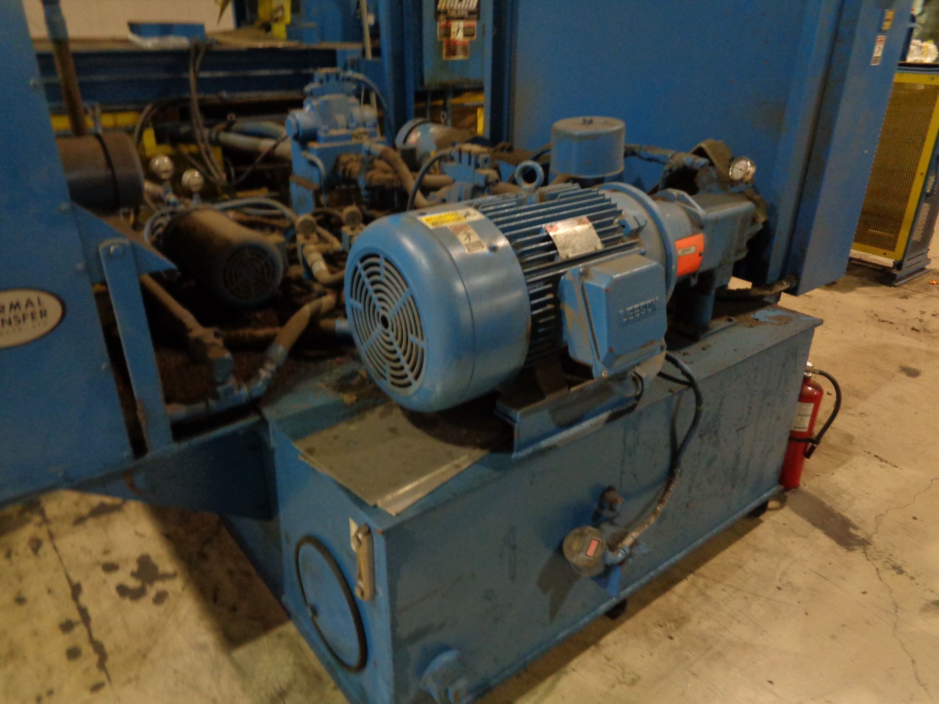 HARRIS/SELCO MODEL HLO-128AT50-NB HORIZONTAL HYDRAULIC AUTO TIE OPEN END BALER; S/N 039970245, 50 HP - Image 11 of 24