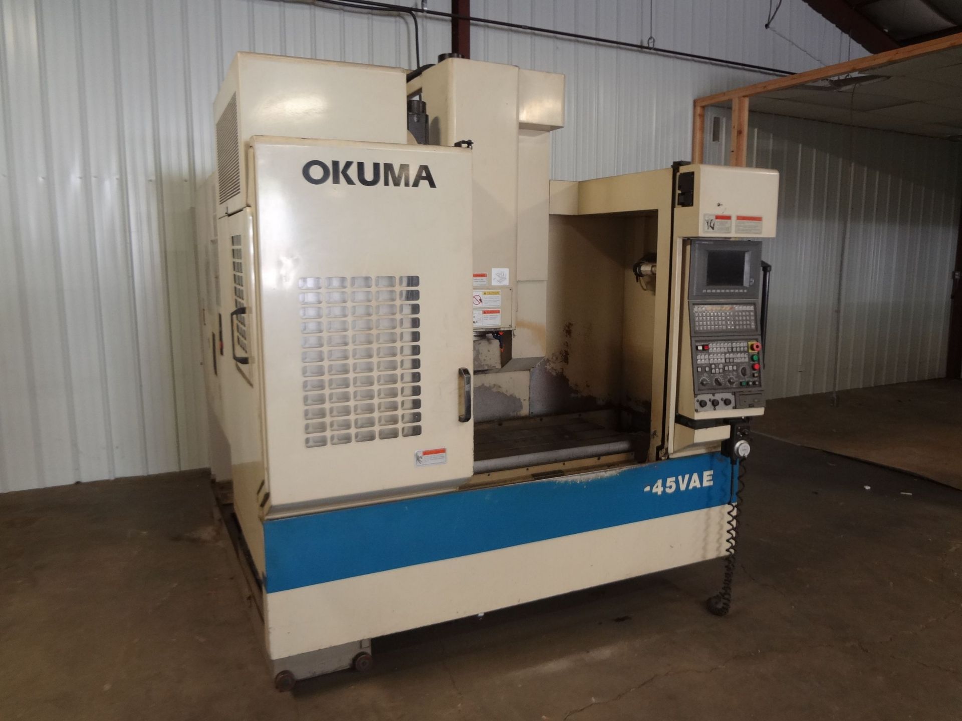 OKUMA MODEL MX-45VAE CNC VERTICAL MACHINING CENTER; S/N 09039014, OKUMA OSP700L CNC CONTROL, - Image 3 of 16