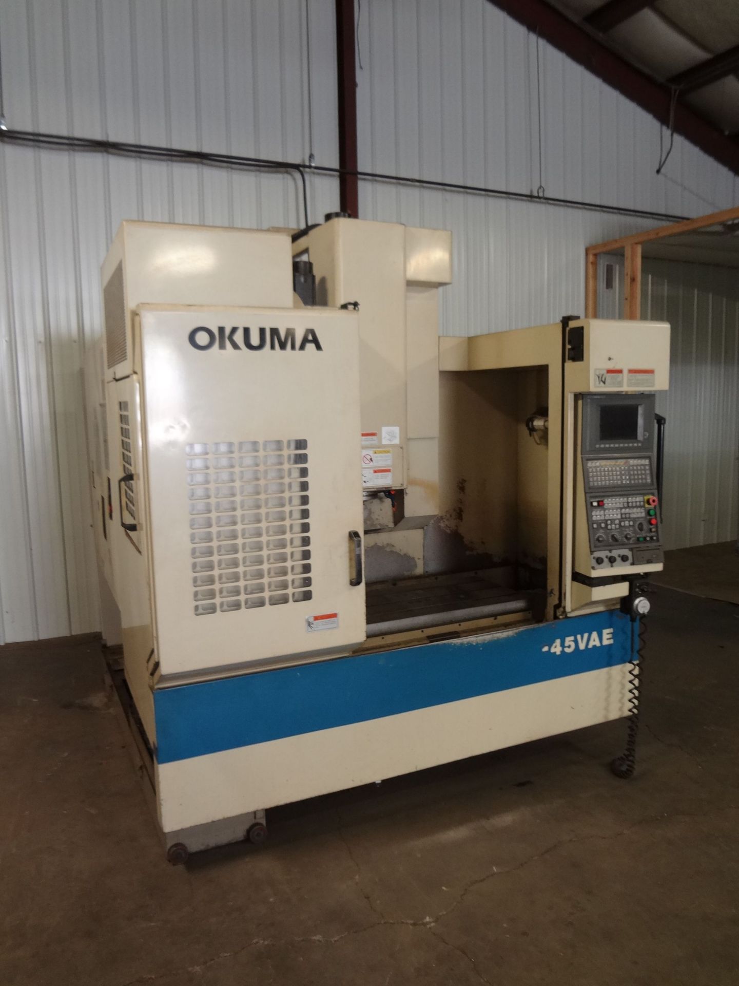 OKUMA MODEL MX-45VAE CNC VERTICAL MACHINING CENTER; S/N 09039014, OKUMA OSP700L CNC CONTROL, - Image 2 of 16