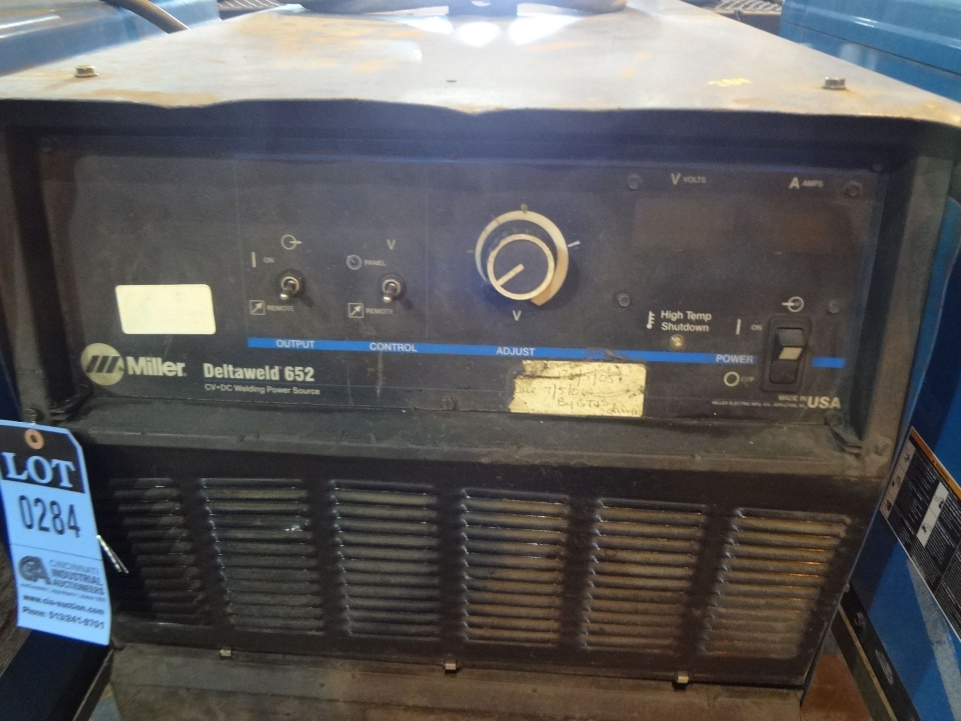 650 AMP MILLER DELTAWELD 652 WELDER; S/N KJ161198 - Image 2 of 2