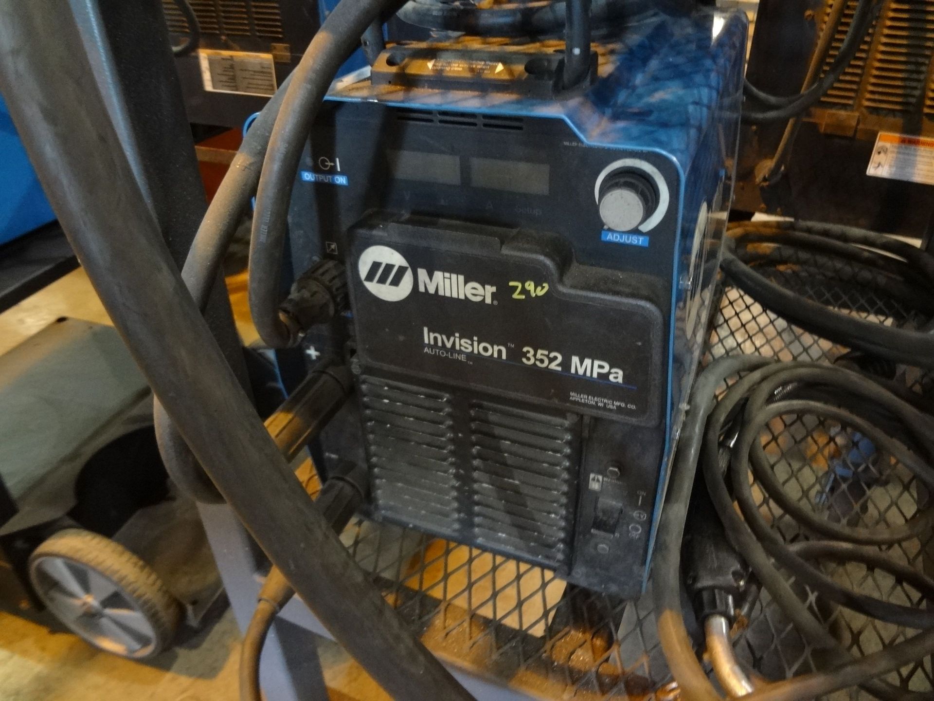 350 AMP MILLER INVISION 352 MPA AUTOLINE WELDER; S/N MC330539U, W/ MILLER S-74 MPA PLUS WIRE FEED - Image 2 of 3