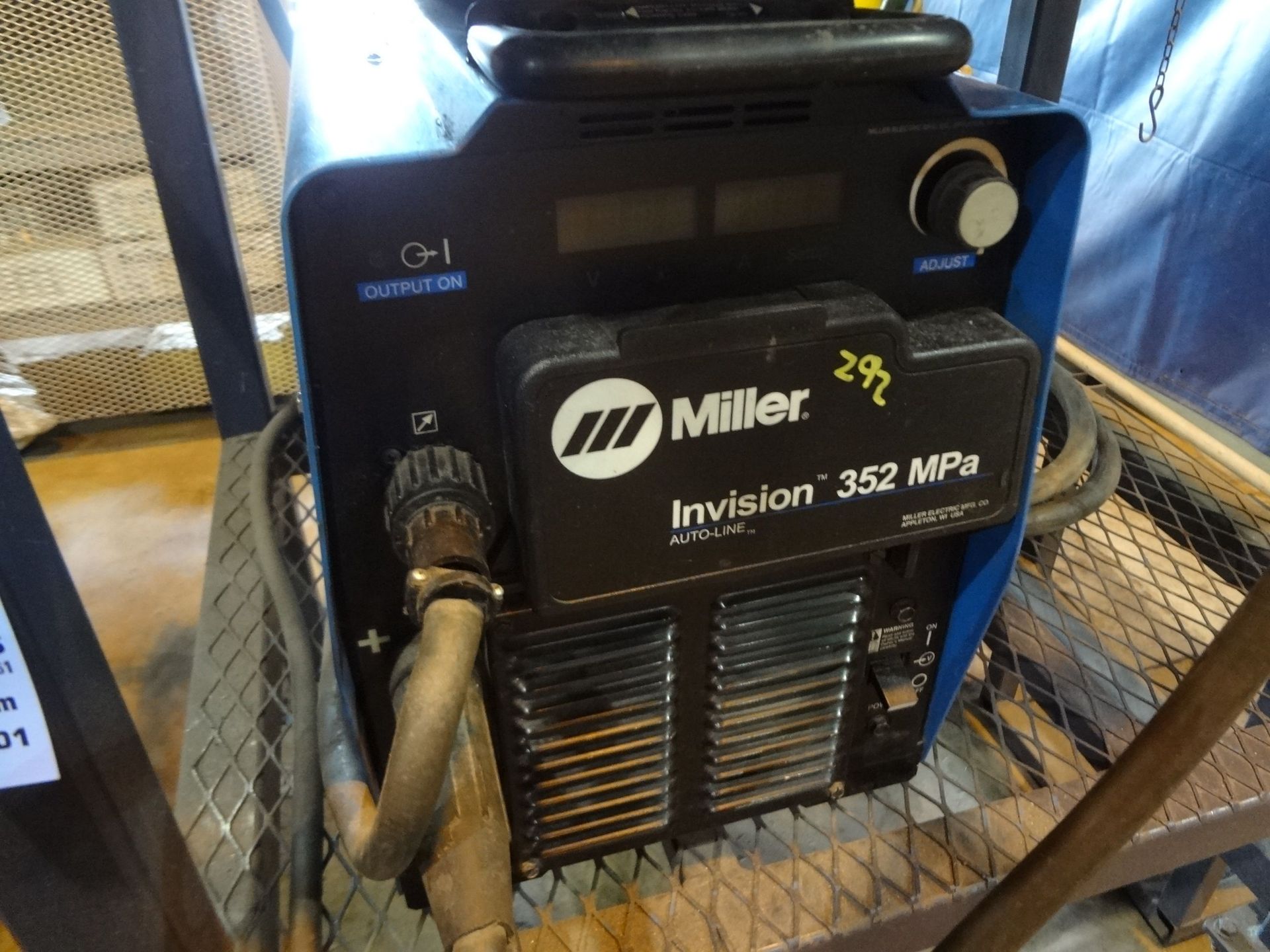 350 AMP MILLER INVISION 352 MPA AUTOLINE WELDER; S/N MD300139U, W/ MILLER S-74 MPA PLUS WIRE FEED - Image 2 of 3