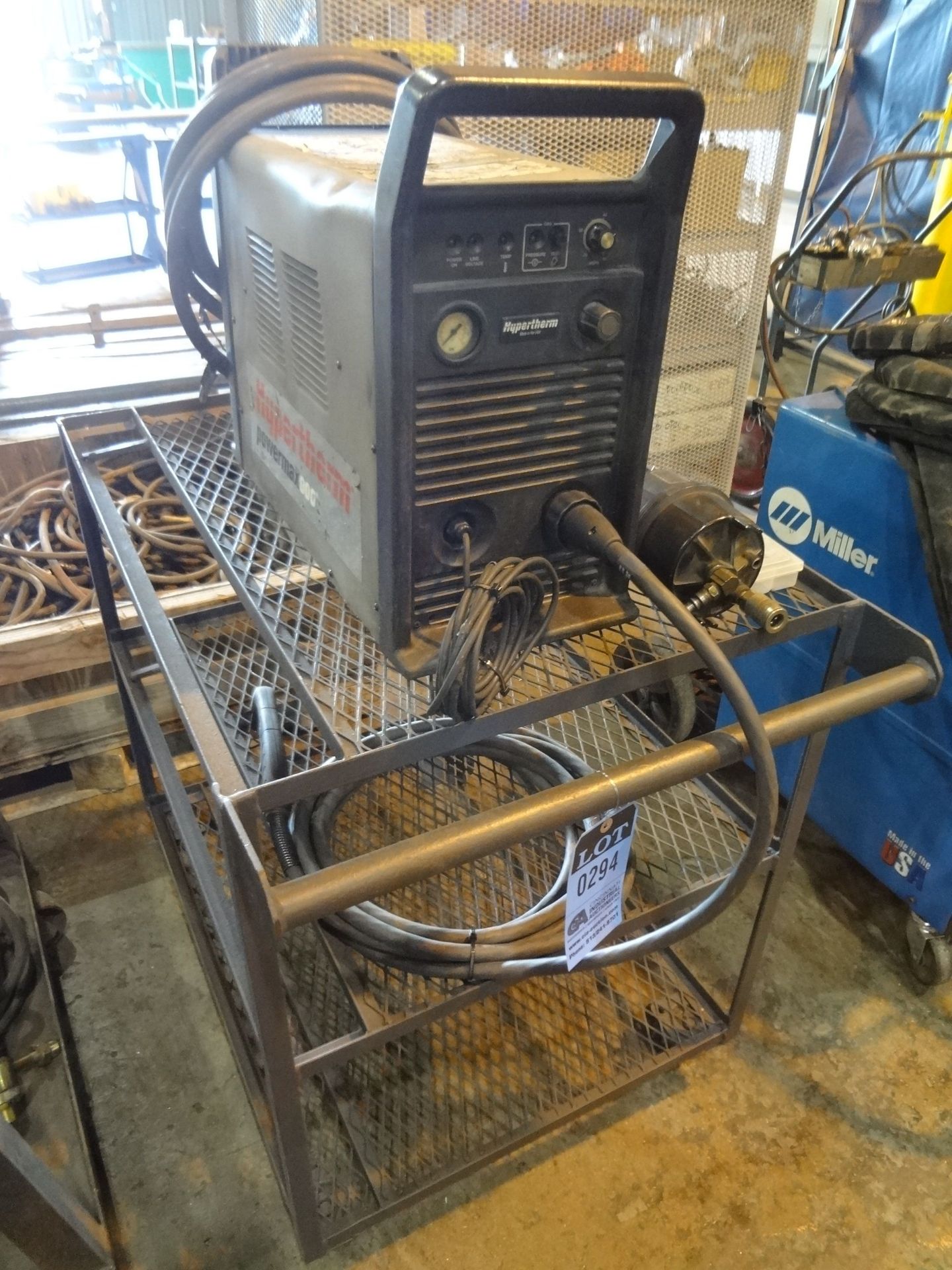 HYPERTHERM POWERMAX 900 PLASMA CUTTER; S/N 900-005505