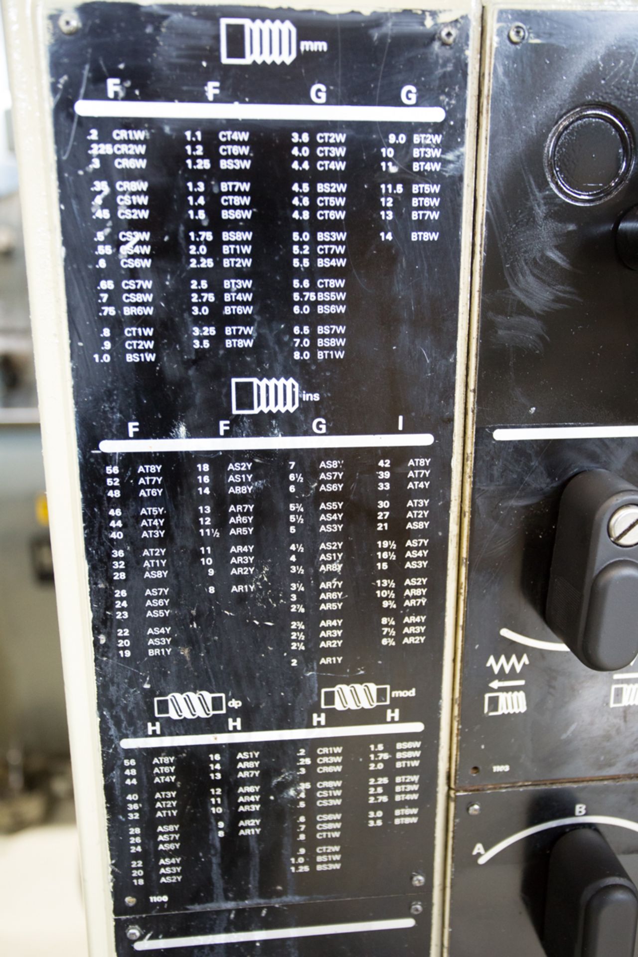 HARRISSON LATHE MOD. M350, 15" SWING X 60", ACU-RITE DRO, 575 VOLTS - Image 5 of 6