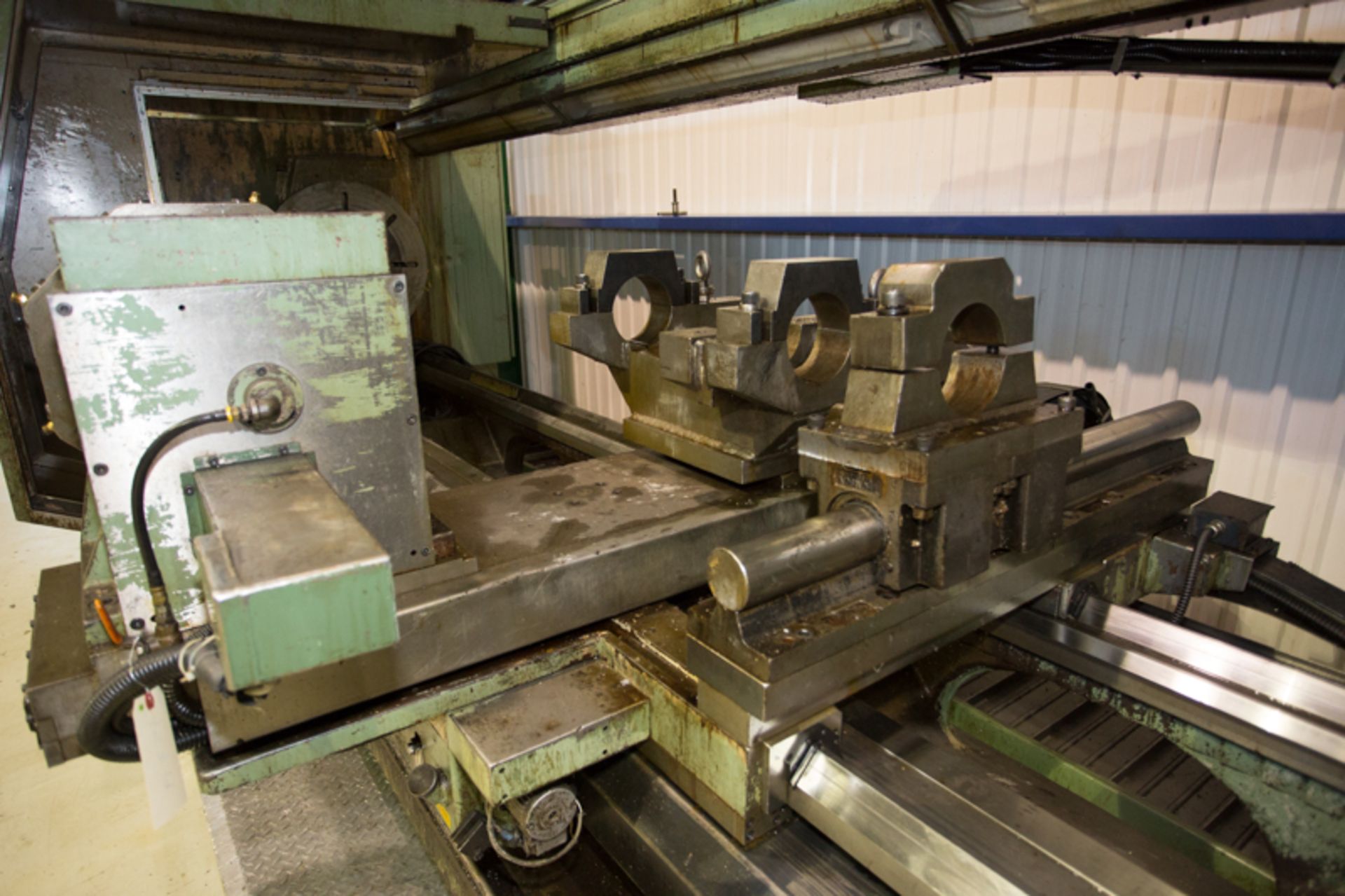 DAINICHI CNC LATHE MOD. M95-400, 40" SWING X 14FT BETWEEN CENTERS, STEADY REST, 8 STATION TURRET - Image 6 of 16