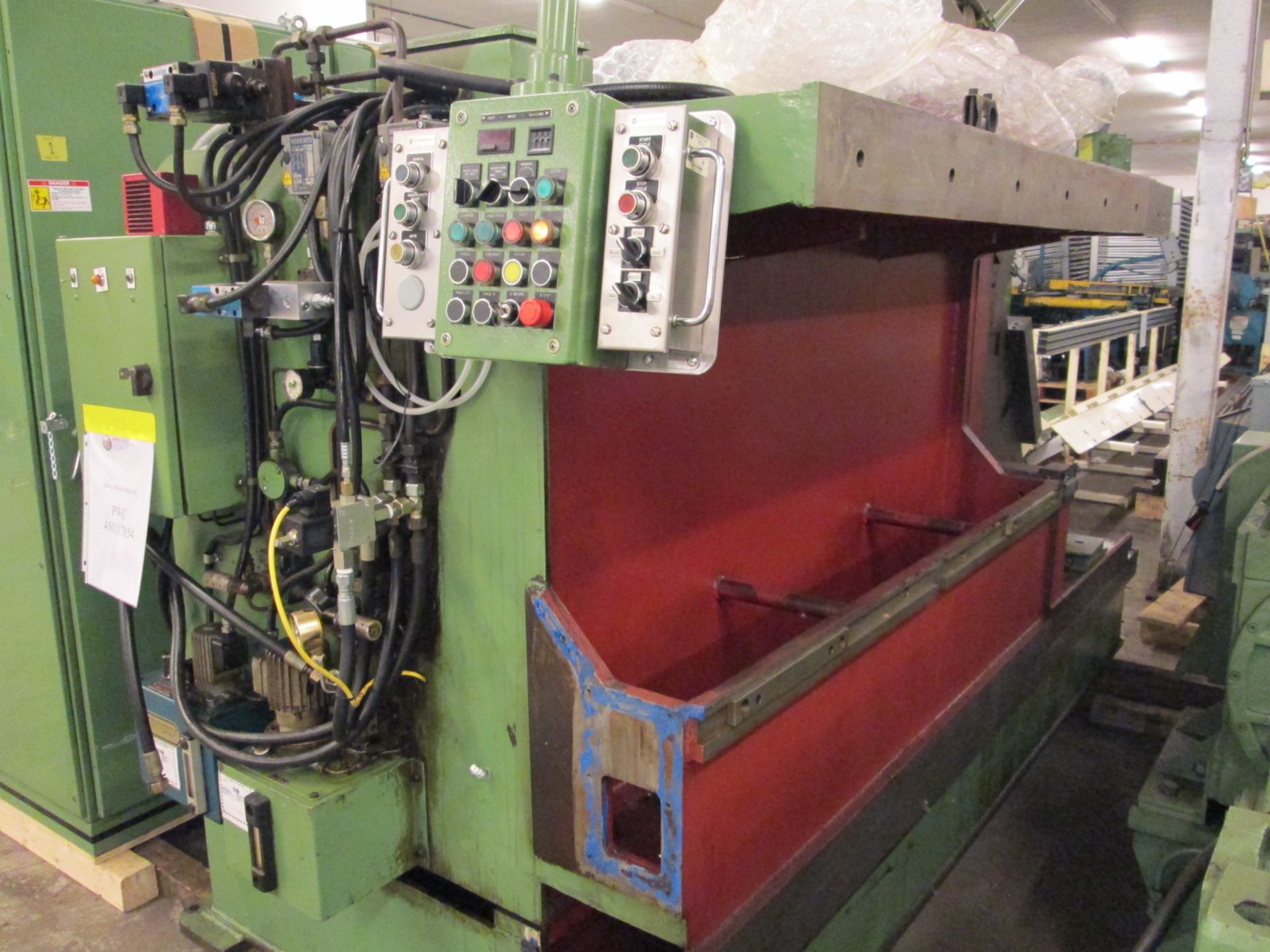 LAPOINTE SINGLE RAM HORIZONTAL ELECTRO-MECHANICAL BROACHING MACHINE, 50 HP CAPACITY, 180 INCH - Image 3 of 34