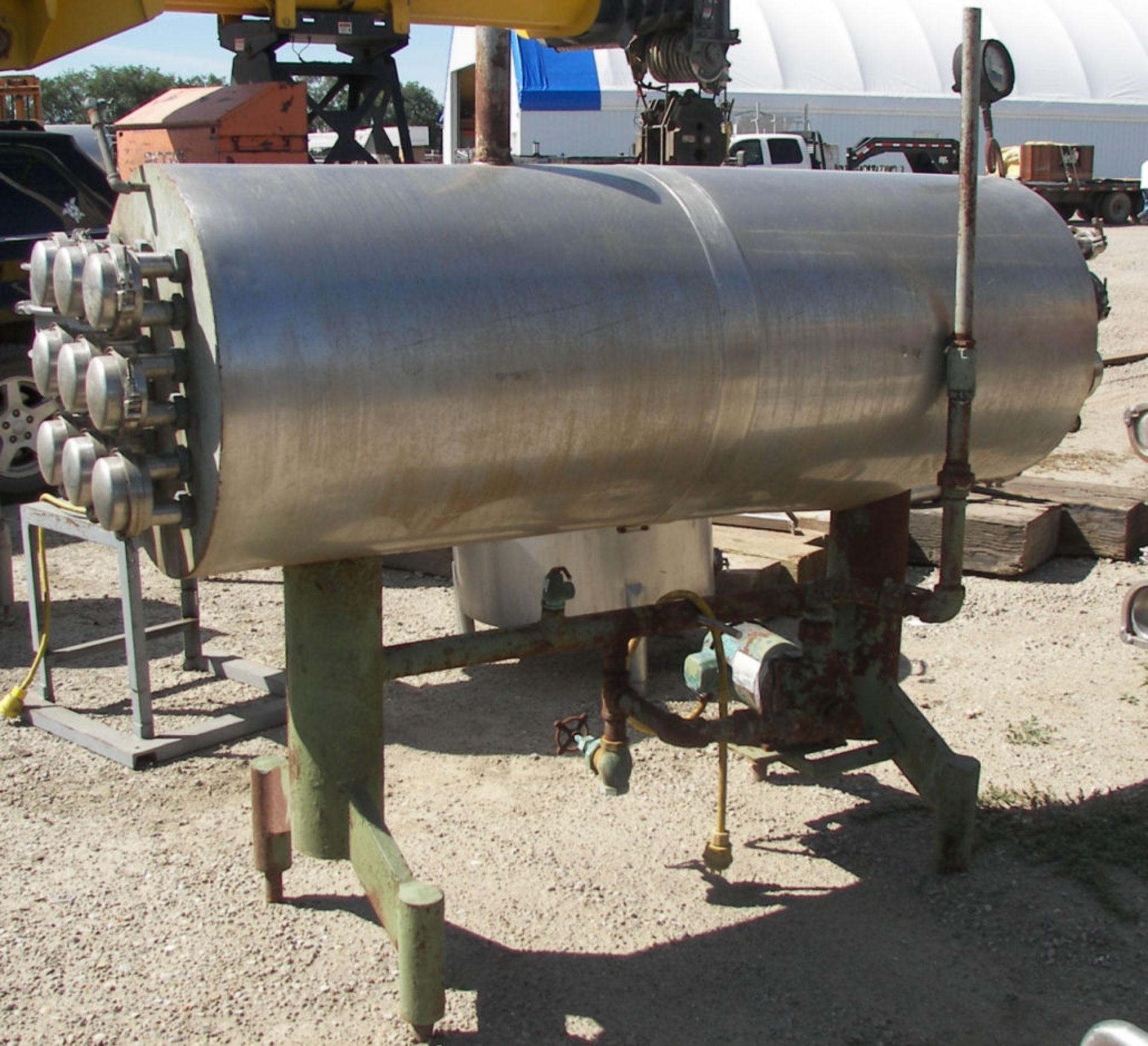 TUBE-IN-SHELL HEAT EXCHANGER STAINLESS STEEL CONSTRUCTION