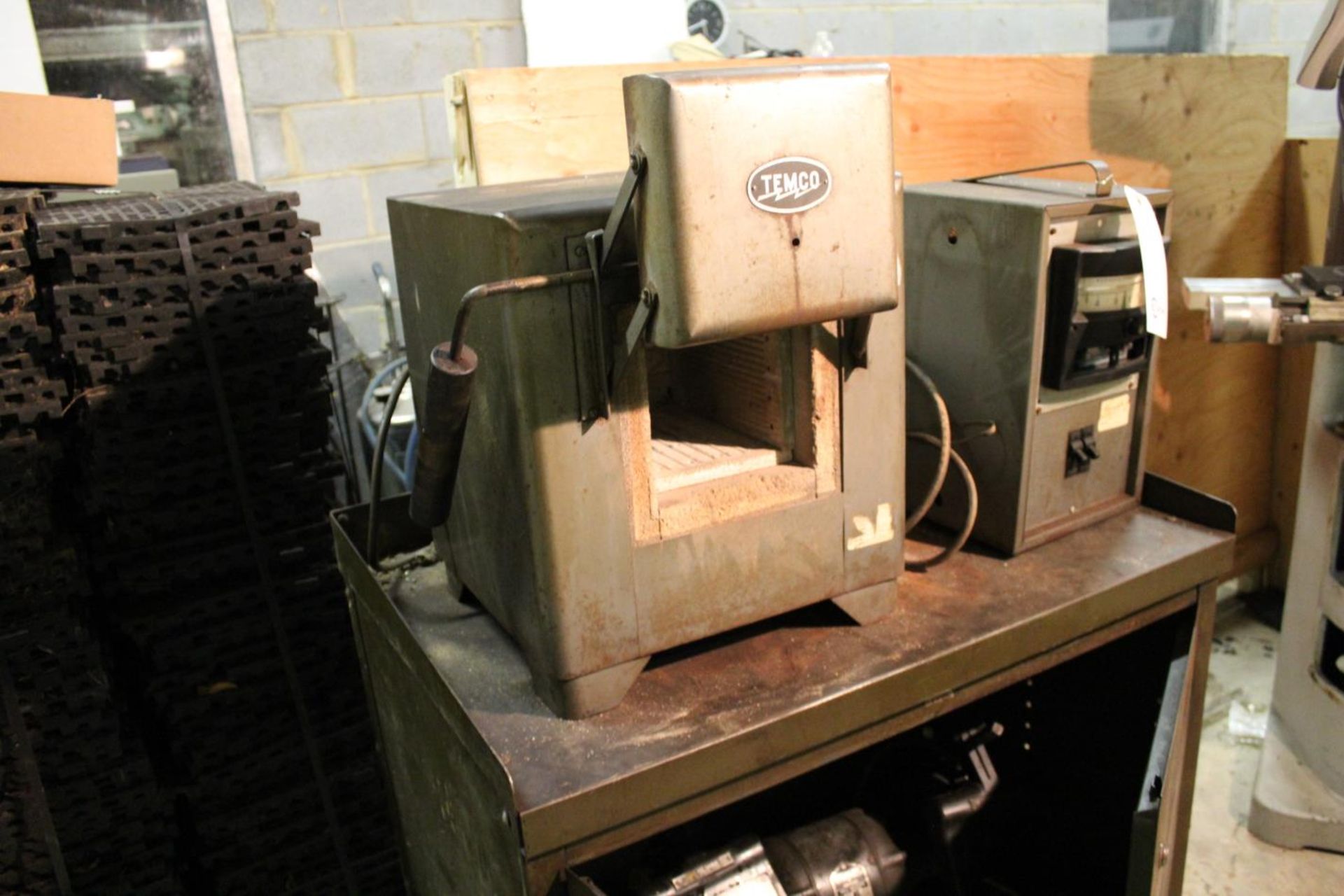 Temco 1620 Heat Treating Furnace With Cabinet, Stanley Grinder