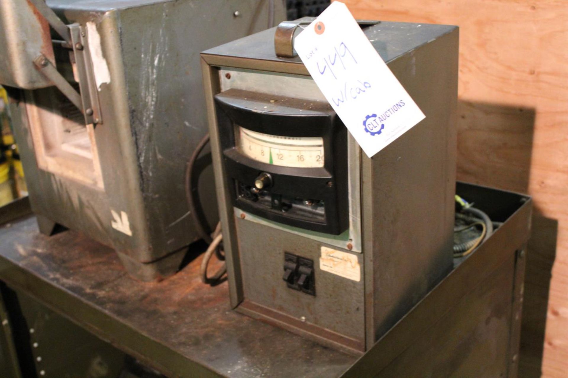 Temco 1620 Heat Treating Furnace With Cabinet, Stanley Grinder - Image 3 of 6