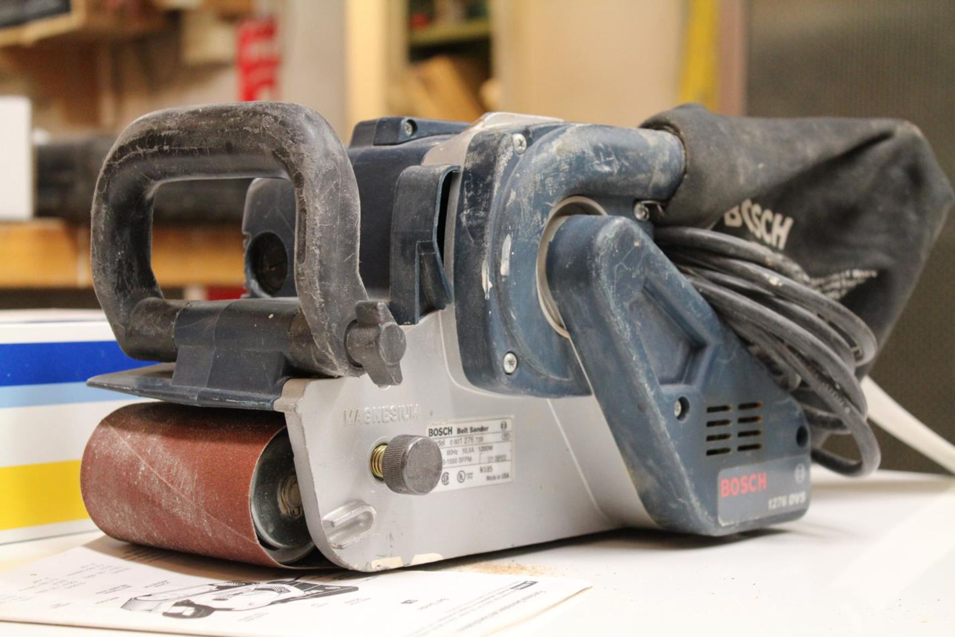 Bosch 12DVS Belt Sander With Belts - Image 2 of 4