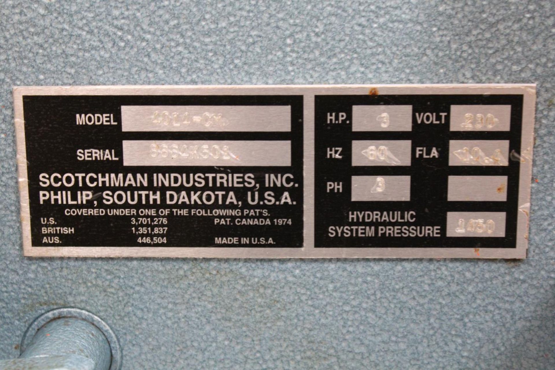 Scotchman 4014, 40 Ton Ironworker (Video)3HP/230/ 3ph - Image 10 of 12