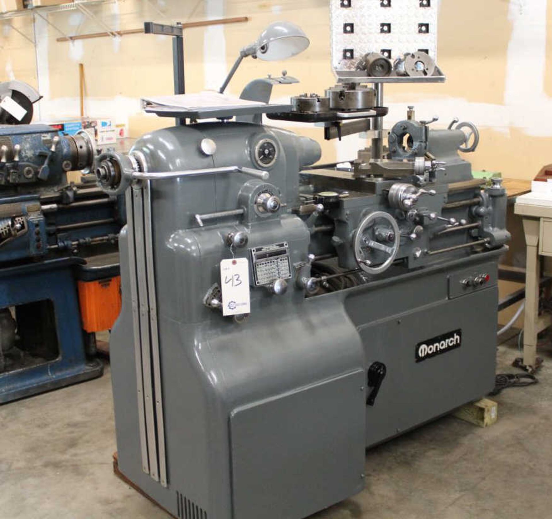 Monarch 10EE Precision Tool Room Lathe 12.5" x 20" Centers, Includes taper attachment, 3 & 4 jaw