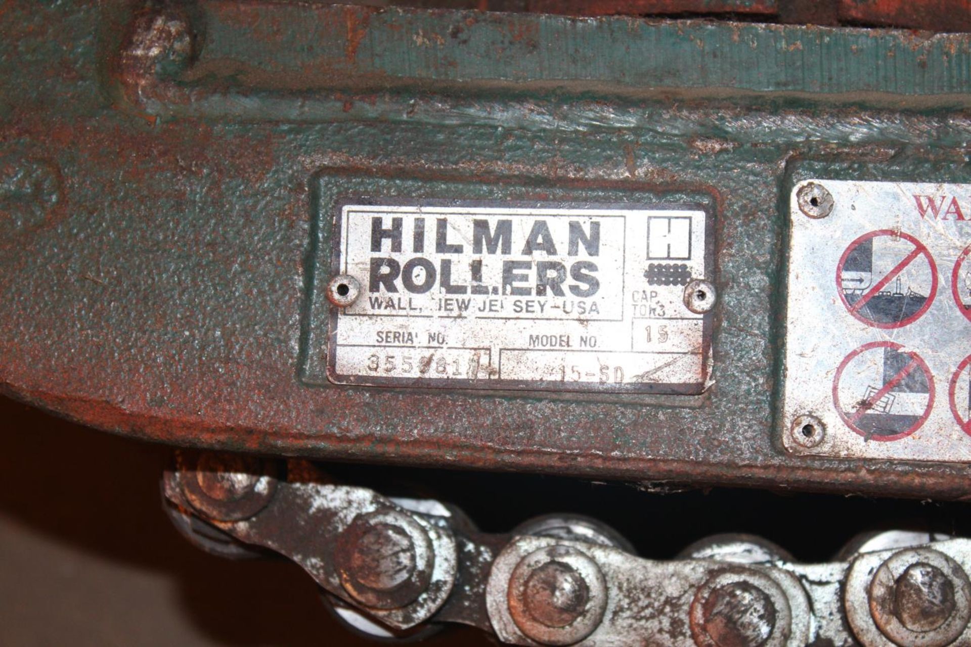 Hilman 15-50 15 Ton Machine Skates - Image 3 of 3