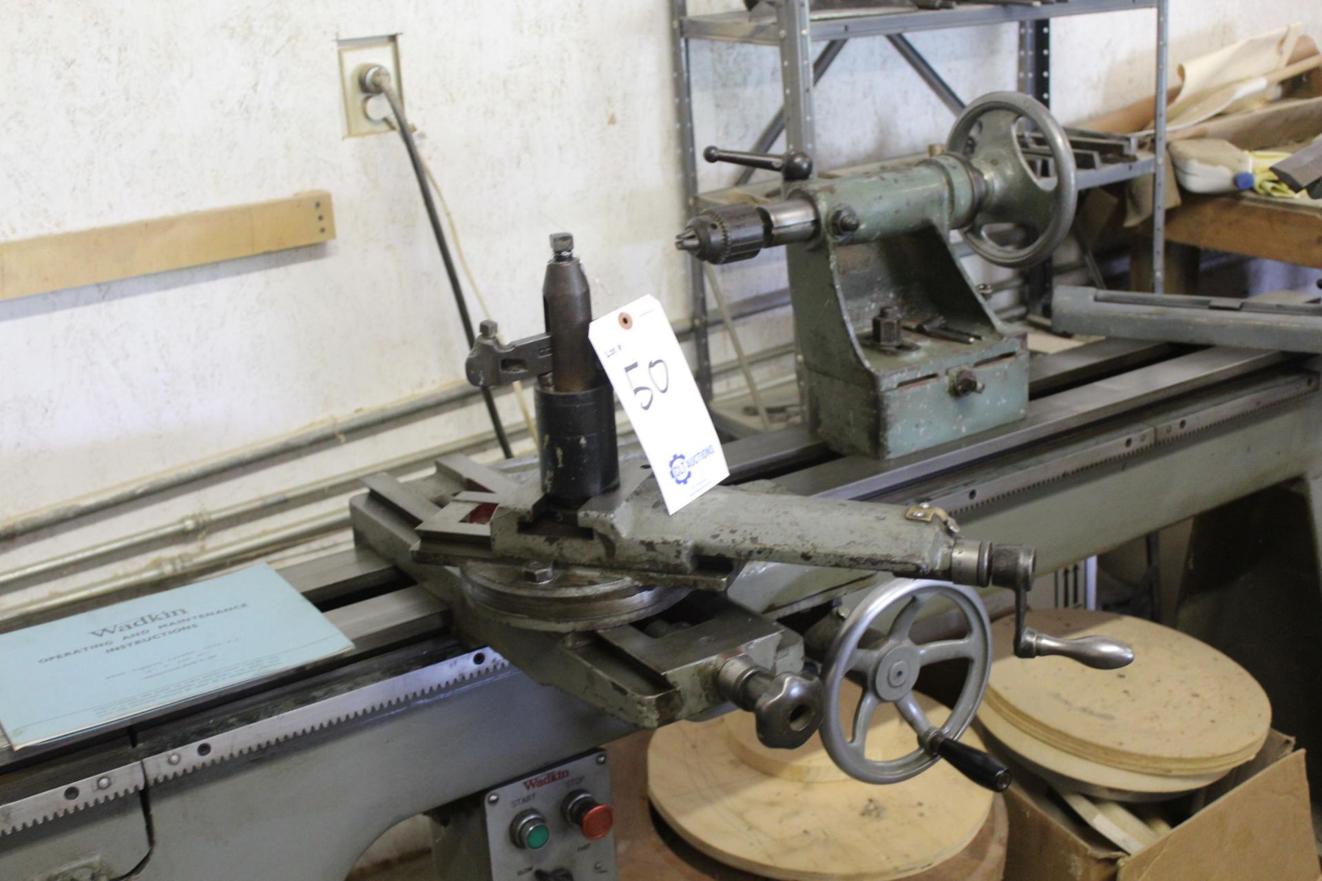 Wadkin 10" R.S. Pattern Makers Lathe 10" x 66" Capacity, 450 - 3360RPMMachine Serial NO. RS2266, - Image 4 of 23