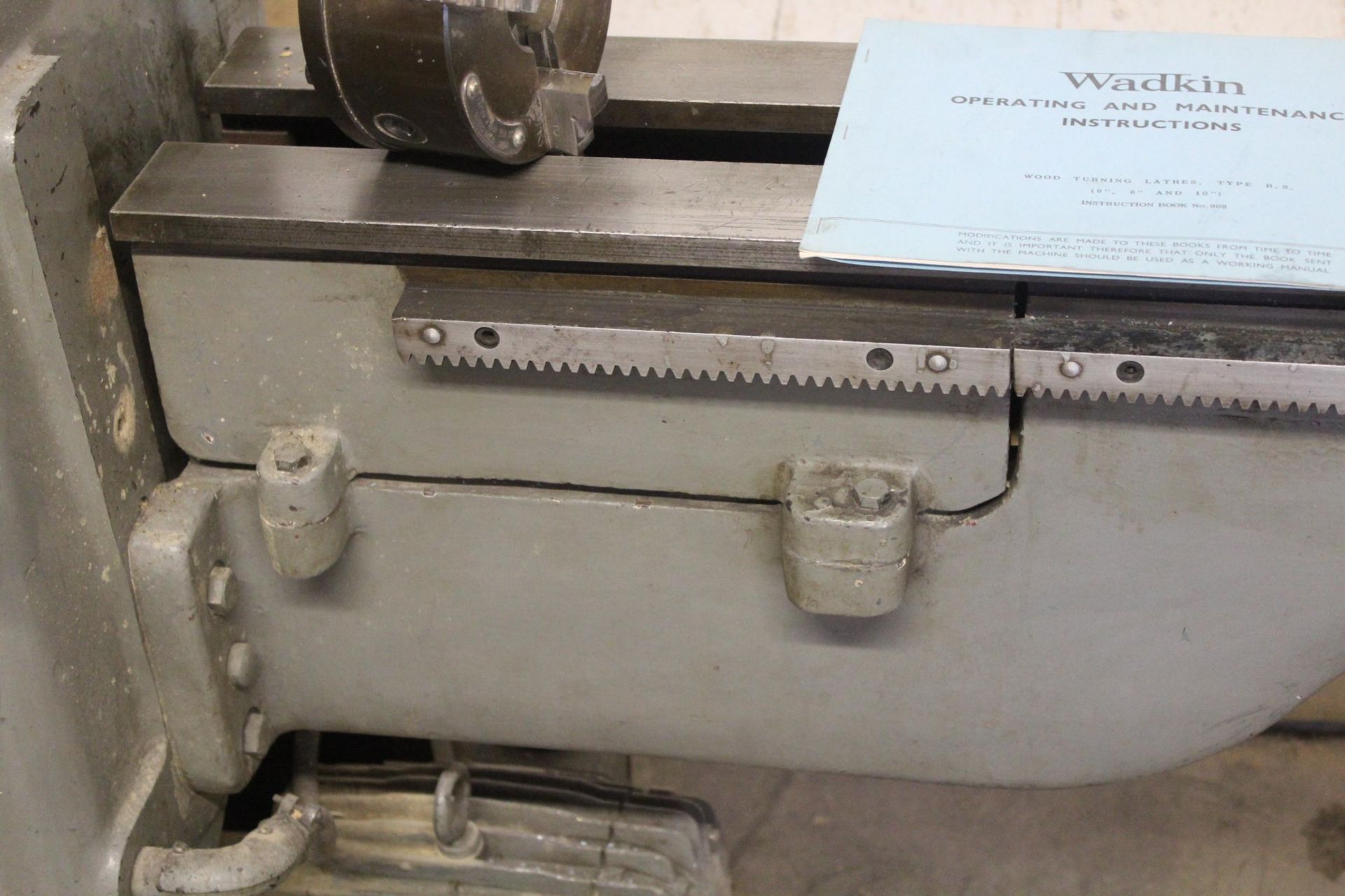 Wadkin 10" R.S. Pattern Makers Lathe 10" x 66" Capacity, 450 - 3360RPMMachine Serial NO. RS2266, - Image 10 of 23