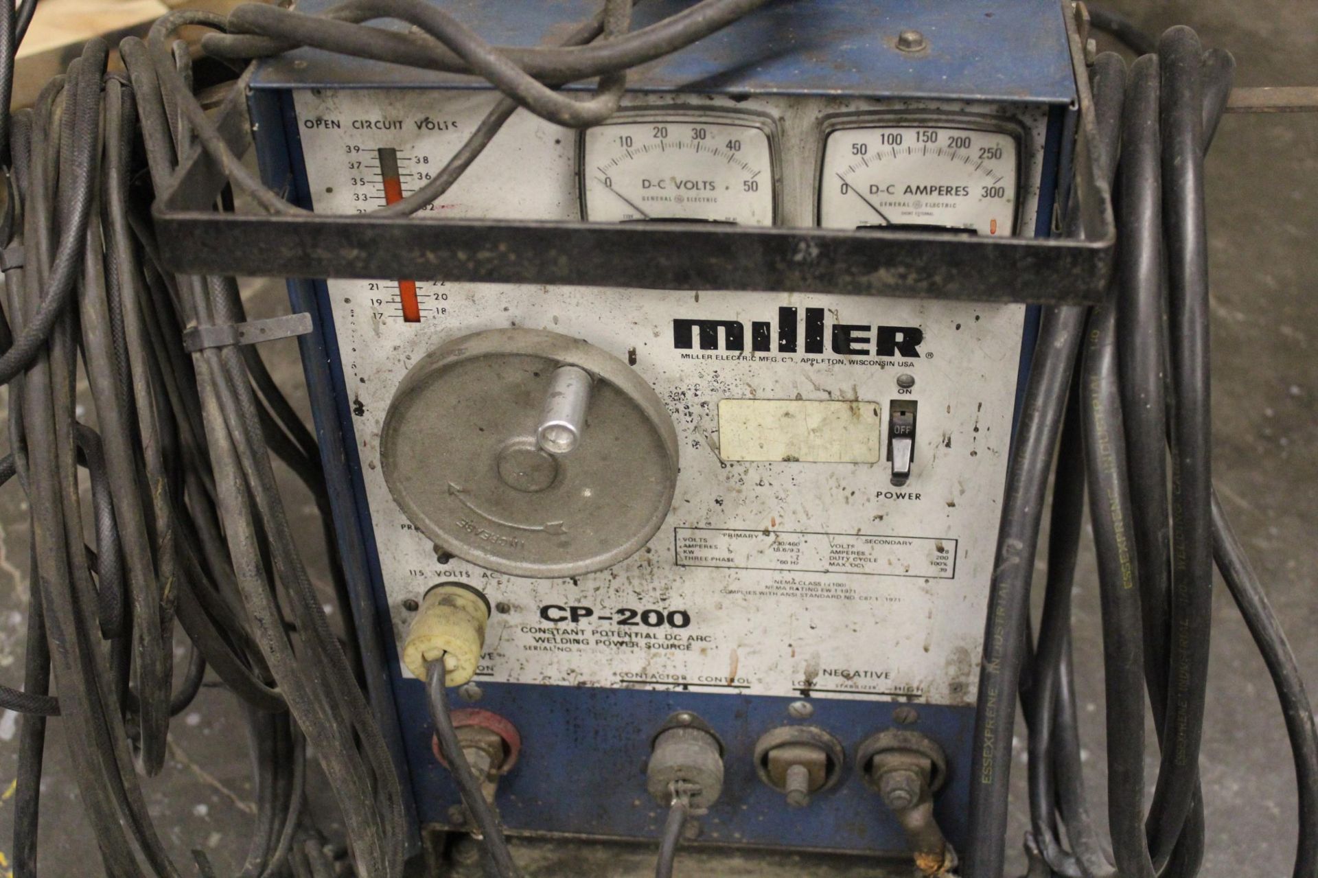 Miller Welder CP_200 Power Source W/ Millermatic WC-1 Spoolmatic Spool Gun230/460v/3ph, Includes - Image 3 of 10