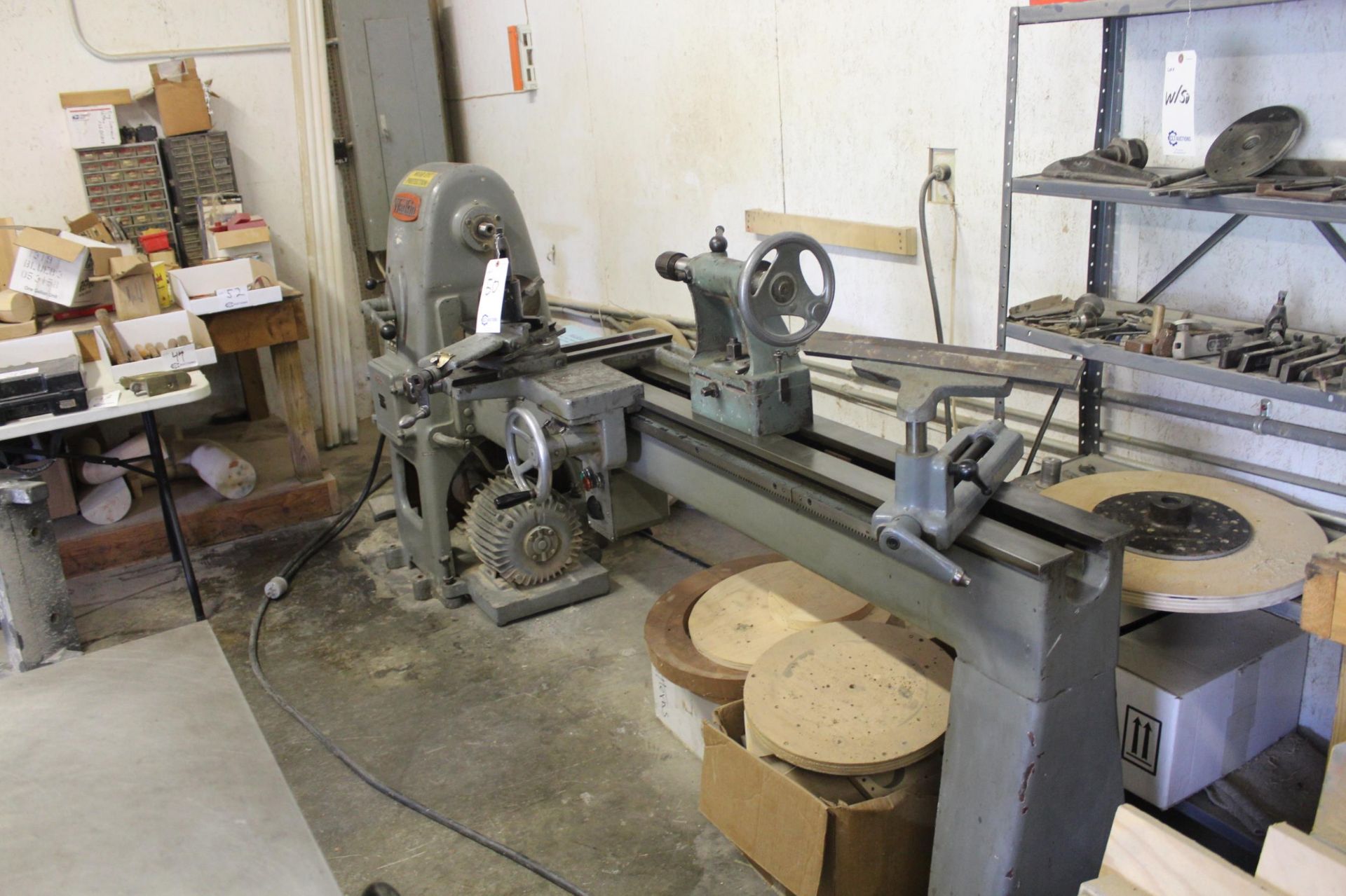 Wadkin 10" R.S. Pattern Makers Lathe 10" x 66" Capacity, 450 - 3360RPMMachine Serial NO. RS2266, - Image 2 of 23