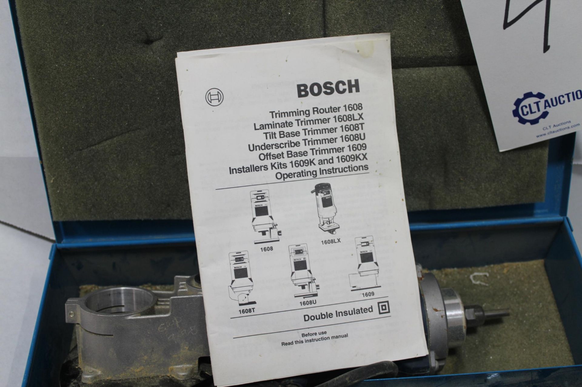 Bosch 1608 Trim Router Kit w/ Multiple Bases - Image 4 of 5