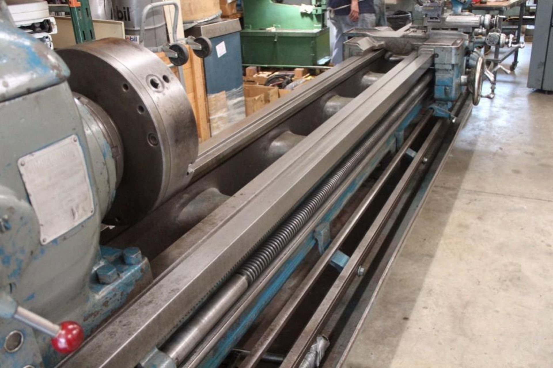 Lodge & Shipley 18"x 12' engine lathe. Quick change tool post, steady rest 3 and 4 jaw Chuck. 15 HP, - Image 12 of 25