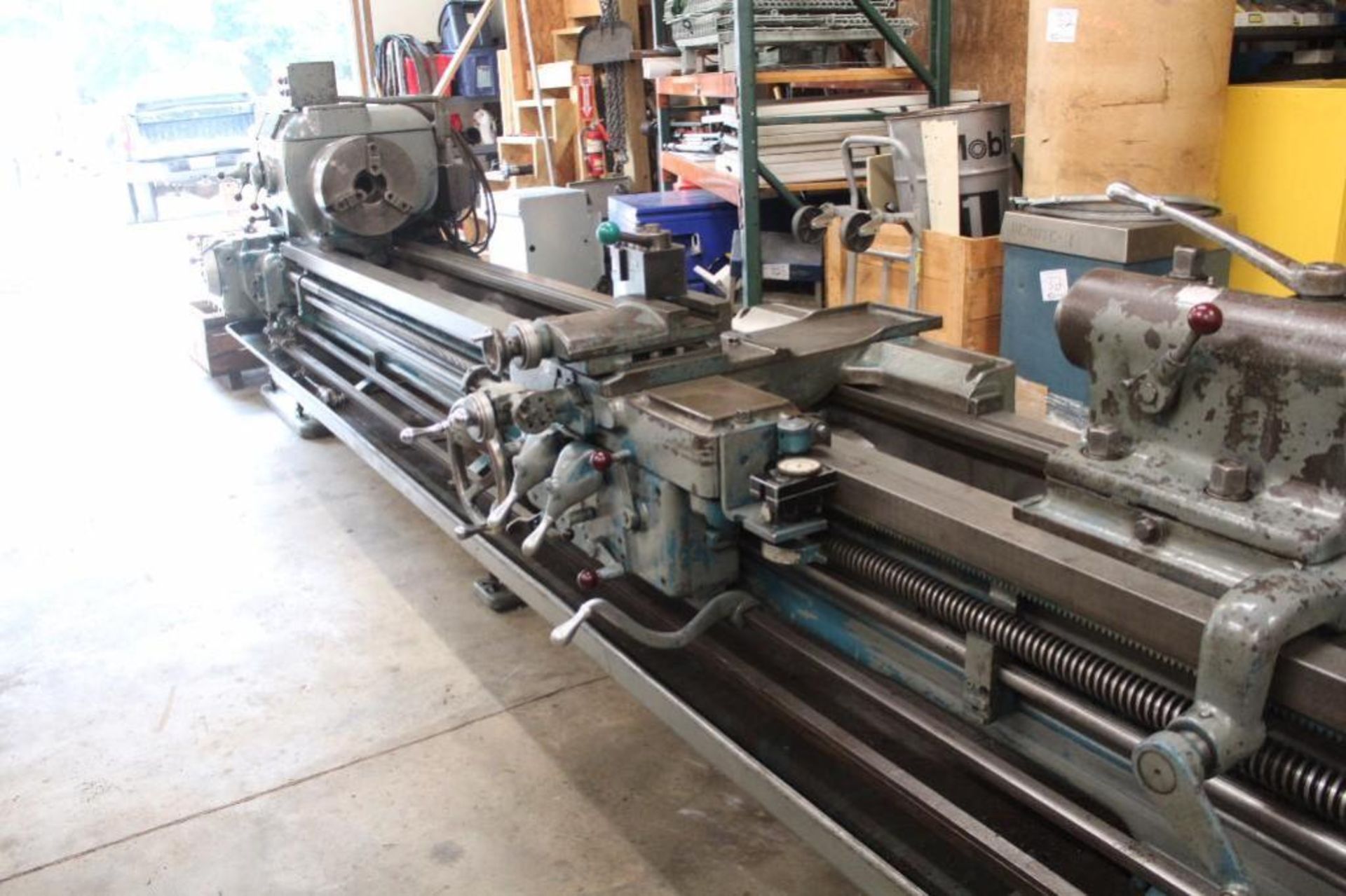 Lodge & Shipley 18"x 12' engine lathe. Quick change tool post, steady rest 3 and 4 jaw Chuck. 15 HP, - Image 10 of 25