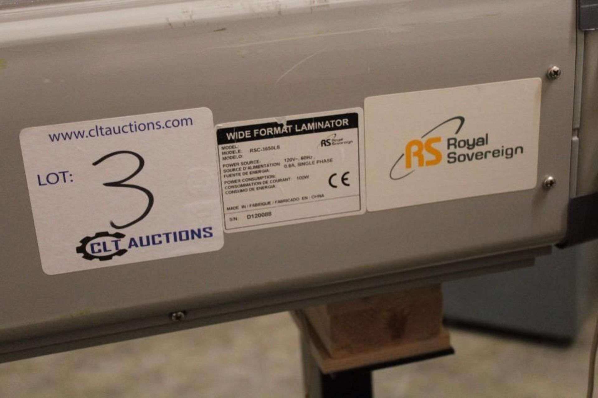 Royal Sovereign RSC-1650LS Wide Format Laminator - Image 6 of 10