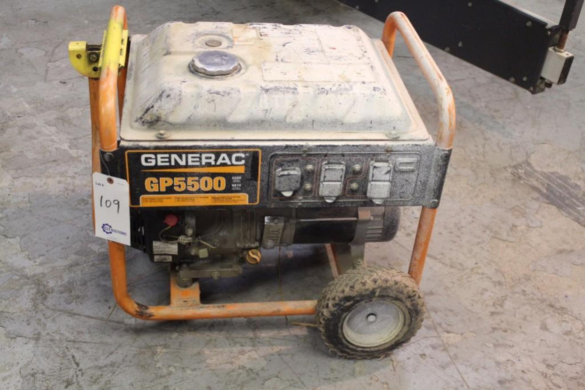 GeneracGP5500generator. Gas powered, 5500watts