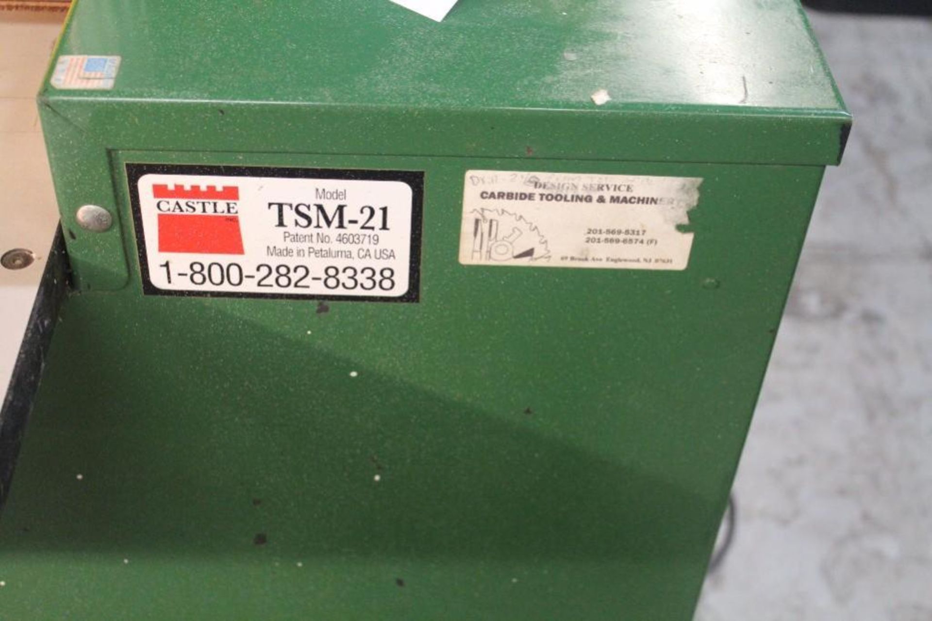 Castle model TSM - 21 screw pocket machine Serial no. 51645 115v/1ph - Image 6 of 9