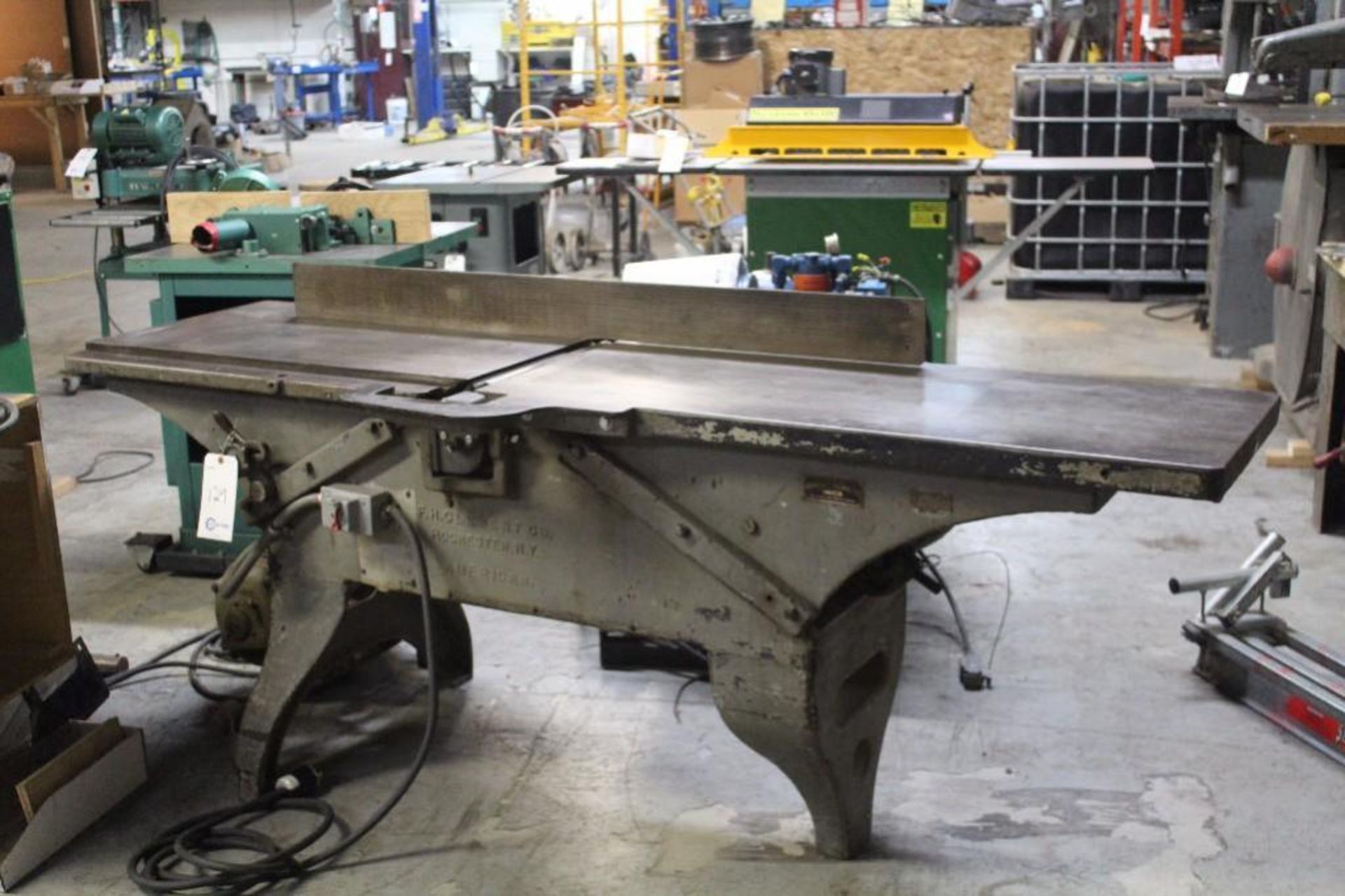 American F.H Clement 16 inch jointer 3HP/220v/3ph